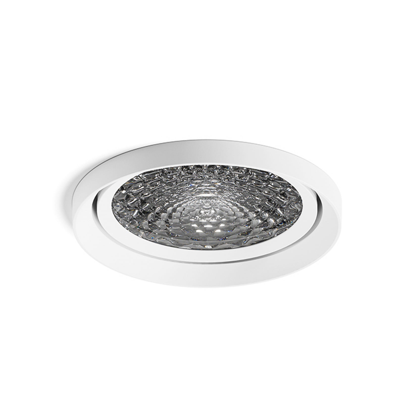 Spot LED de încastrare Nivo, alb, 50°, 11 cm, fix, dimabil - Sigor