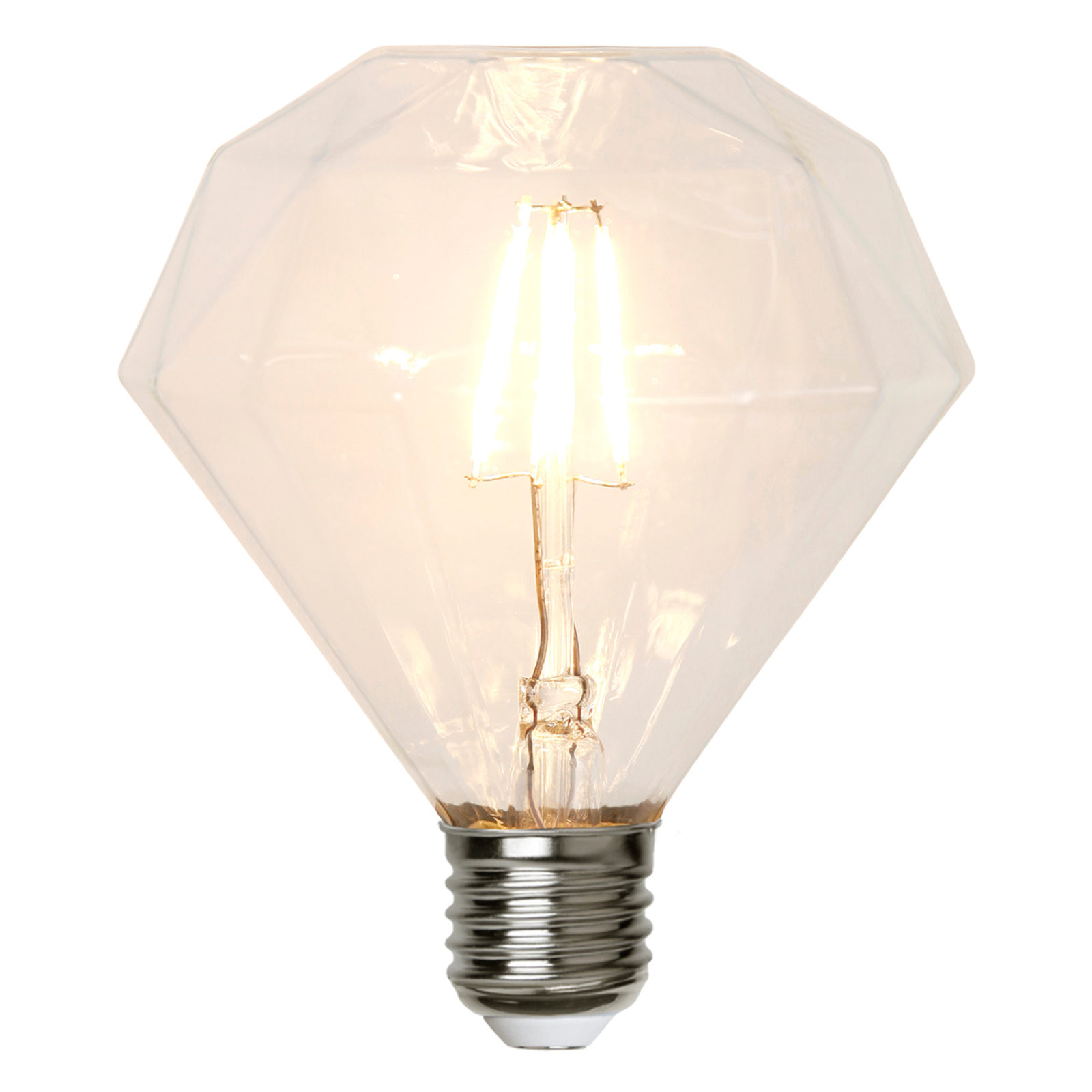 E27 3,2W 827 LED lampa diamantformad, 13,2 cm | Lamp24.se E27 3,2W 827 LED lampa diamantformad, 13,2 cm | Lamp24.se