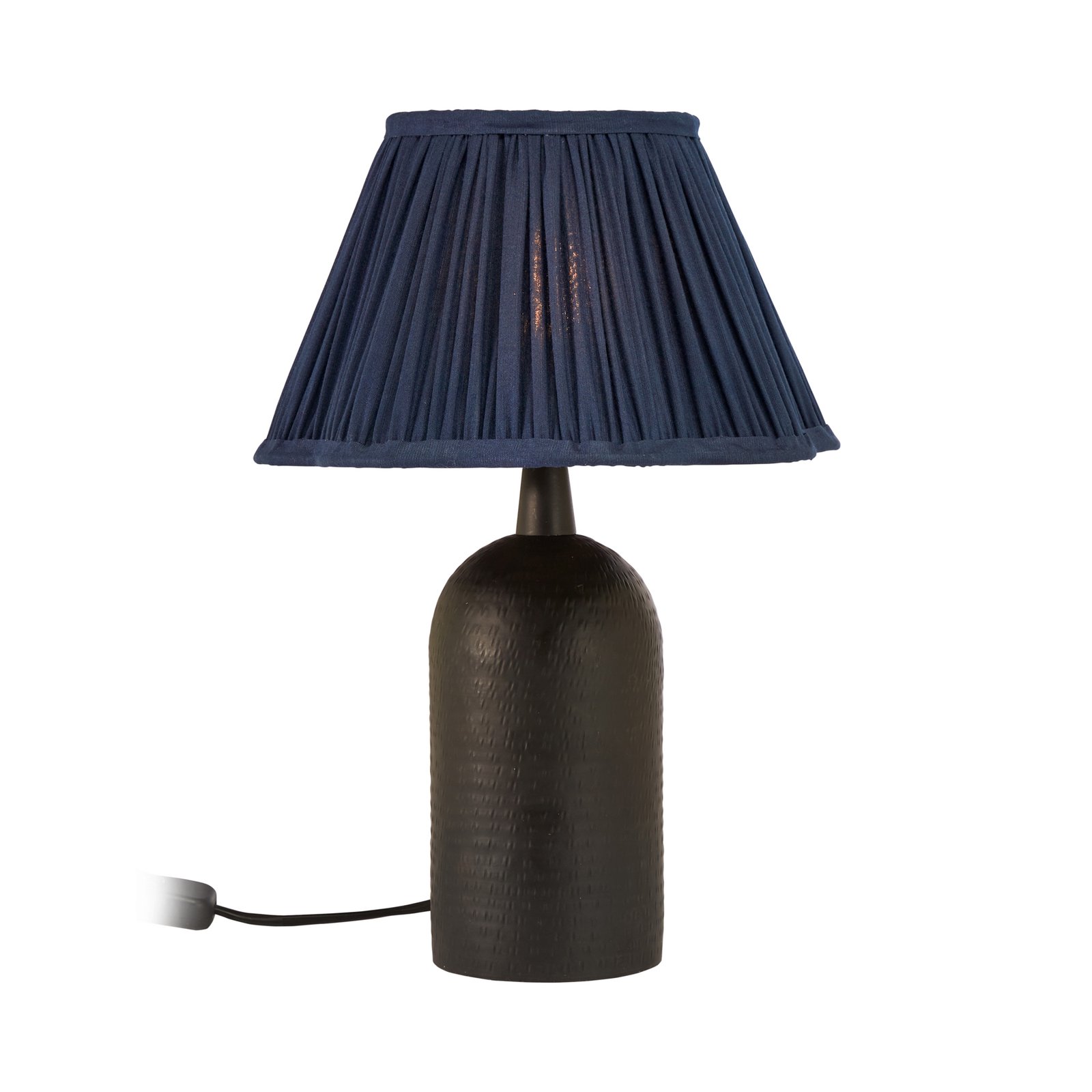 PR Home Riley table lamp, black/blue