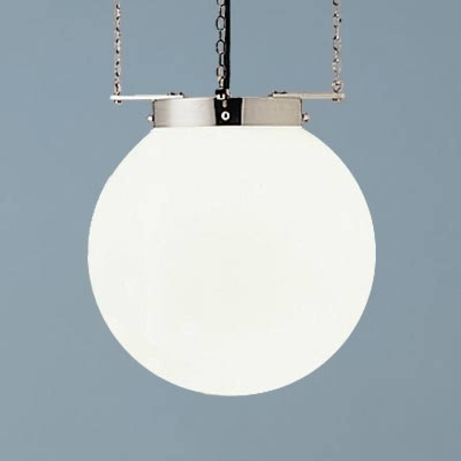 Lampa wisząca w stylu Bauhaus nikiel 30 cm