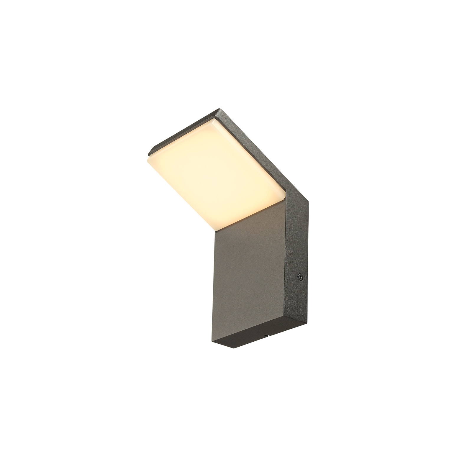 SLV LED-Wandlampe Ordi, anthrazit, Aluminium, Breite 10 cm