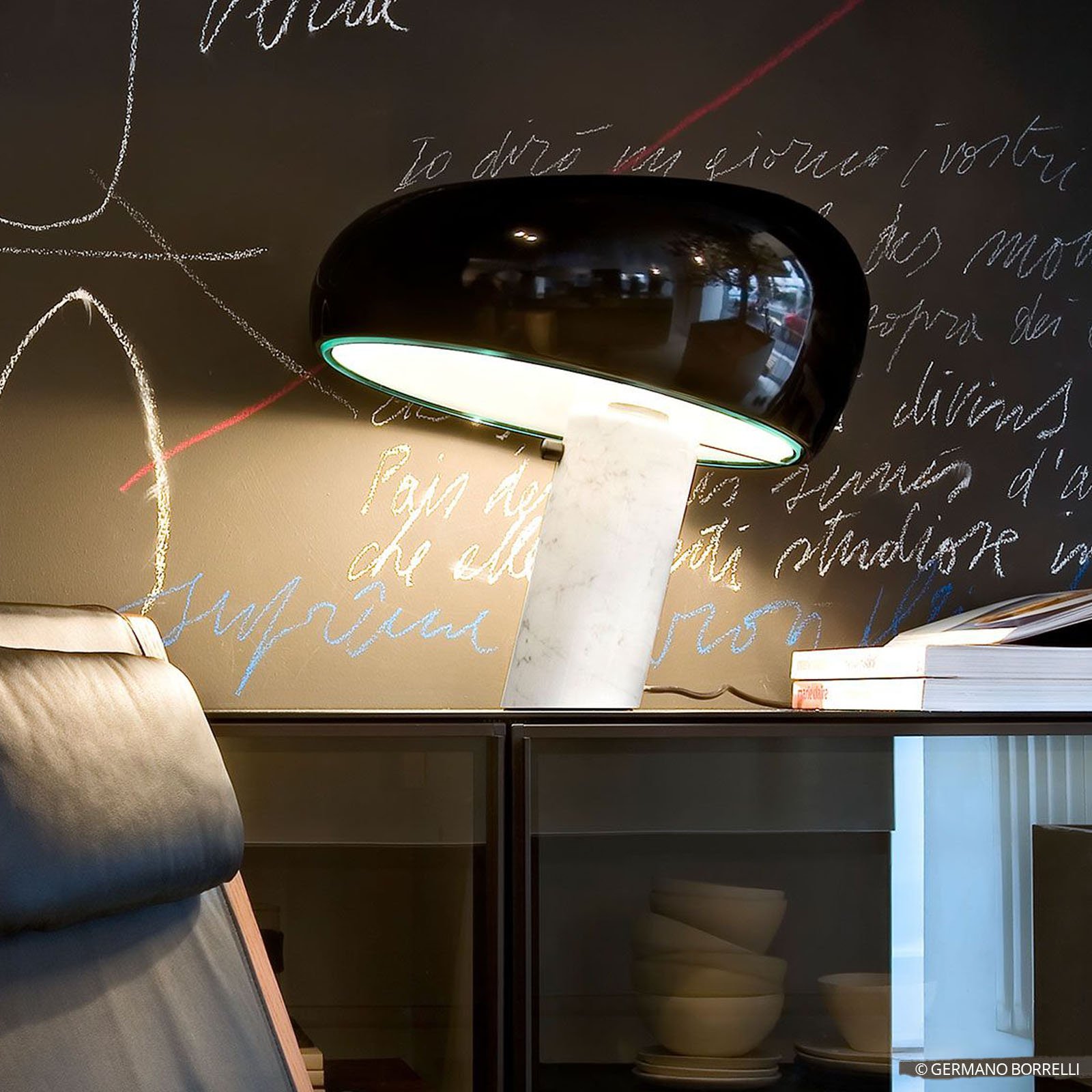 Snoopy Bordslampa Black - Flos