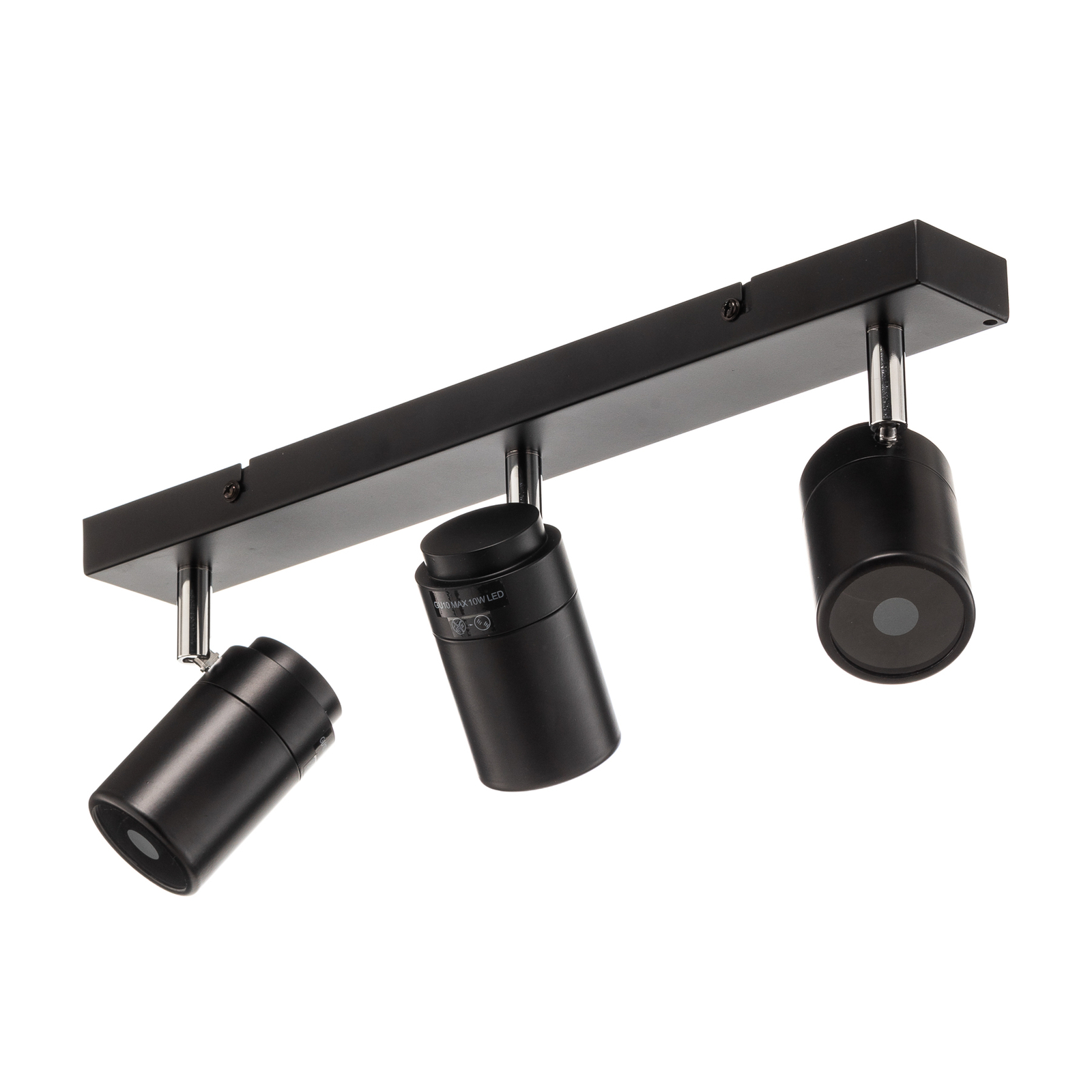 Lindby Remilan Deckenstrahler, schwarz, lang