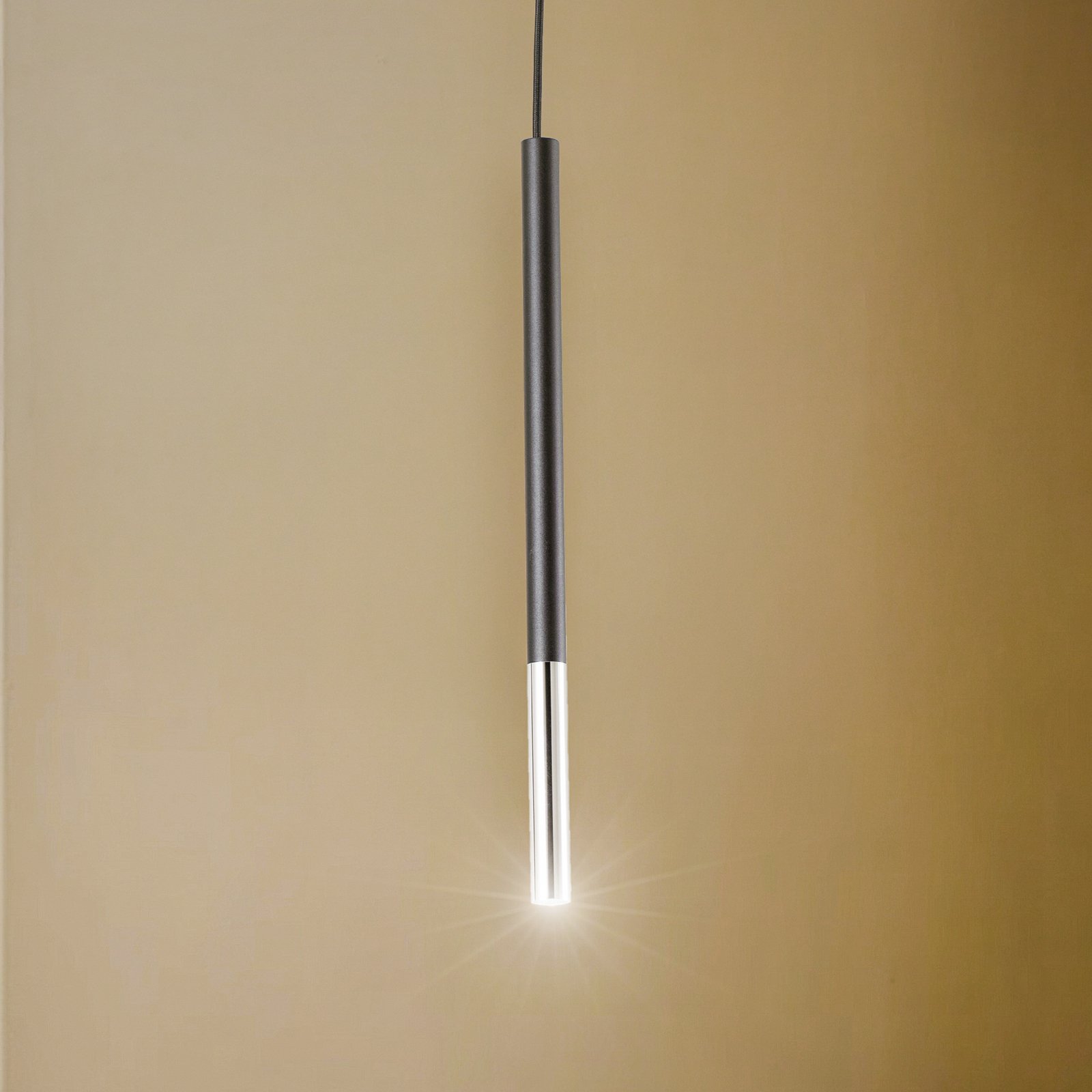 Euluna Thalassa hanglamp 1-lamp G9 zwart/chroom