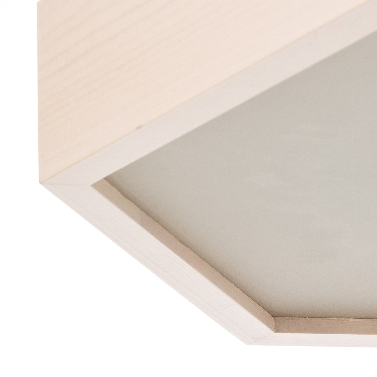 Hagen Plafondlamp White Pine Wood - Envostar