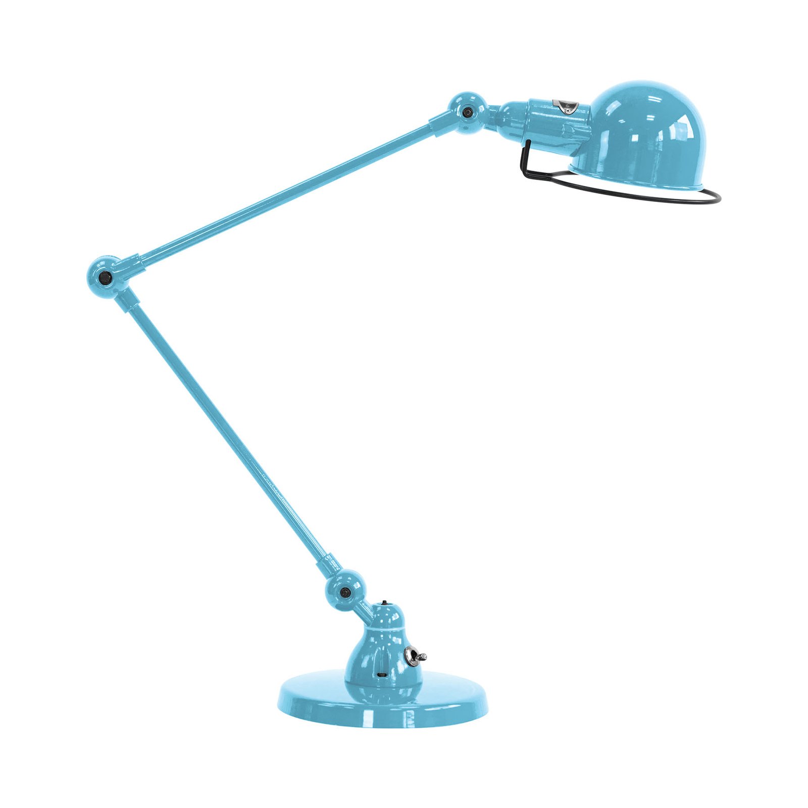 Jieldé Signal SI333 lámpara de mesa con pie, azul