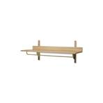 Sector Rack Shelf Oak/Brass - ferm LIVING