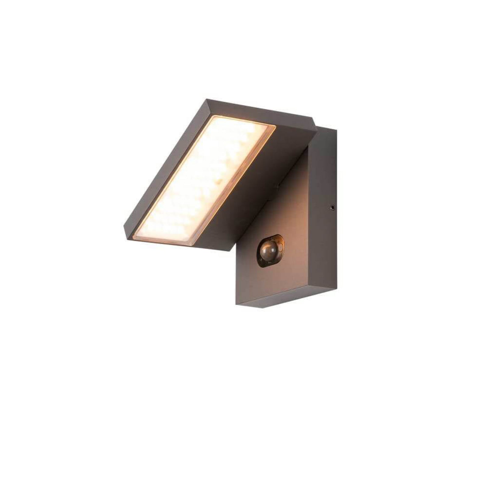 Abridor utomhusv&auml;gglampa, IP65, svart med sensor SLV - Terrass - Aluminium