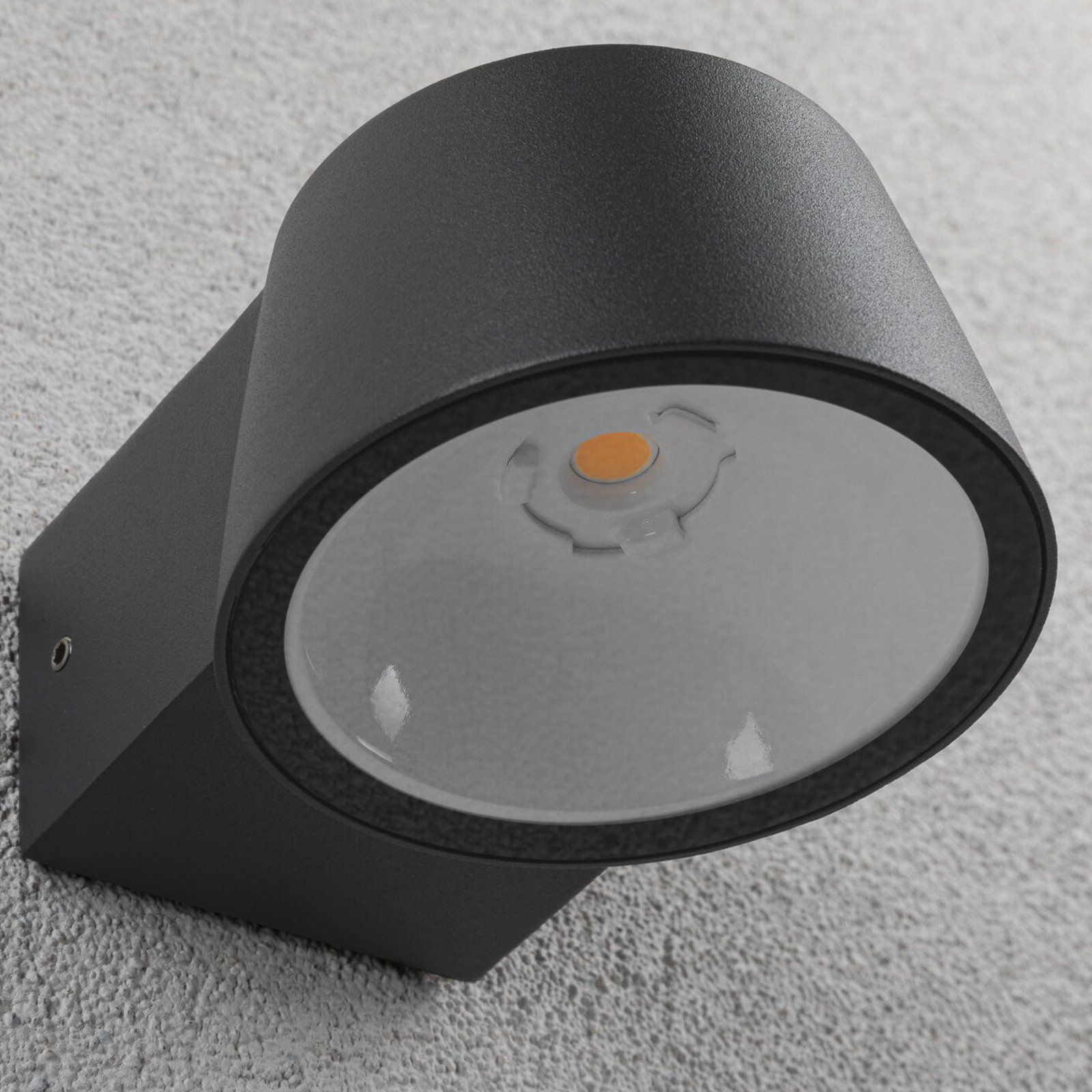 Capera LED În aer liber Aplică de Perete Insect Friendly IP44 Anthracite/Alumini