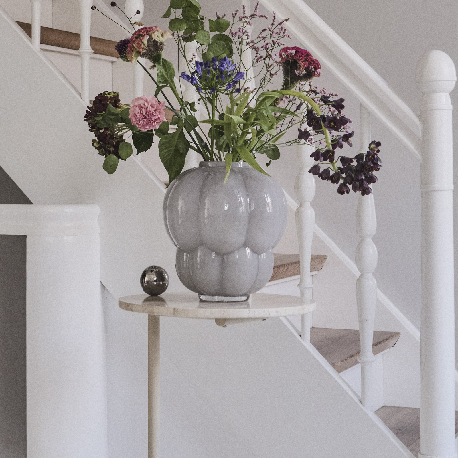 Uva Glass Vase Medium Dove - AYTM