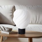 Lindby Nuvia table lamp, height 39.1 cm, white, 3D print