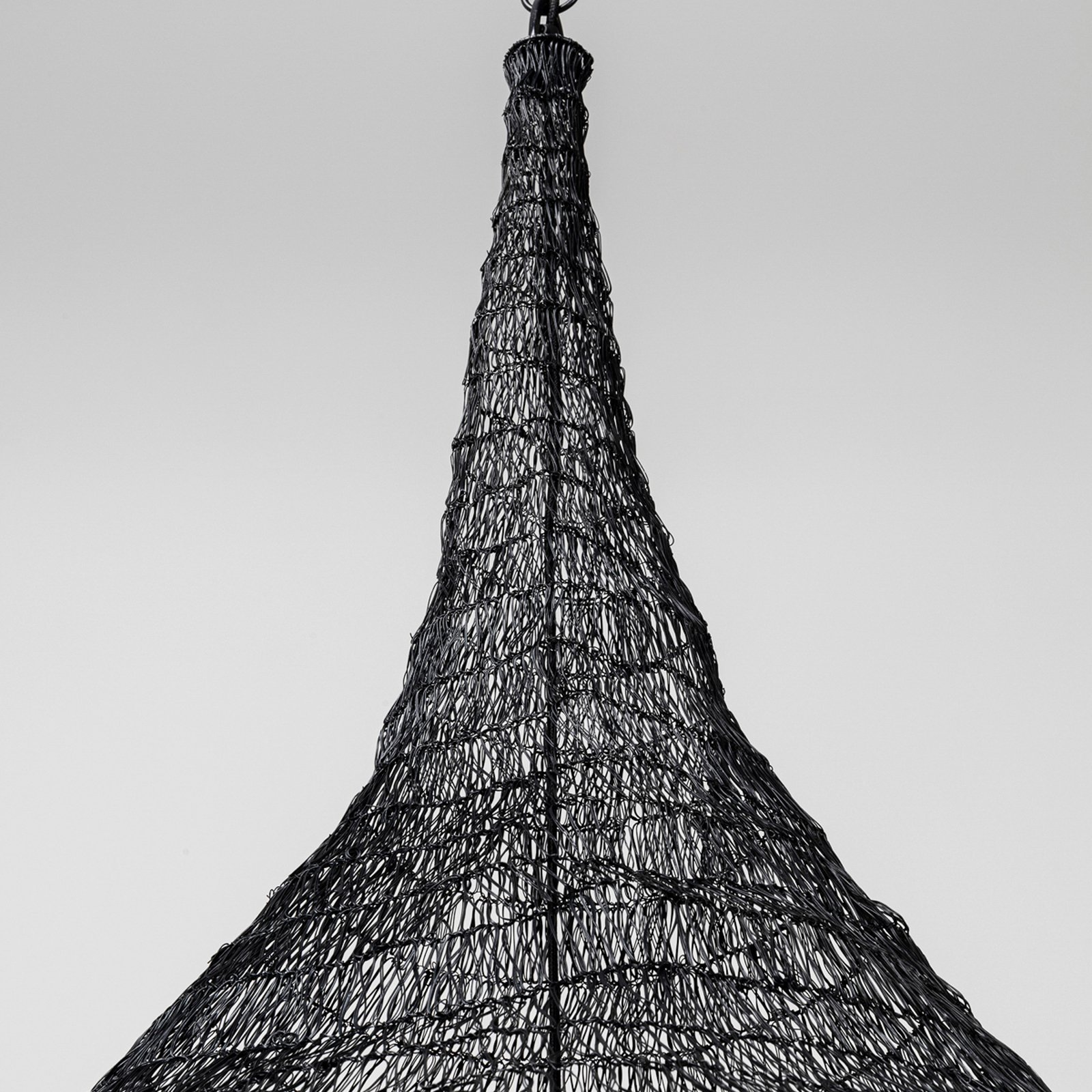 KARE Cocoon lámpara colgante negro, Ø 89 cm