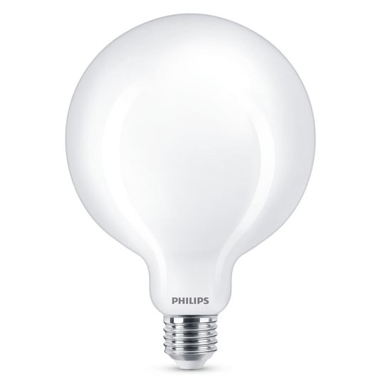 Philips LED Classic Globelampe E27 G120 8,5W matt