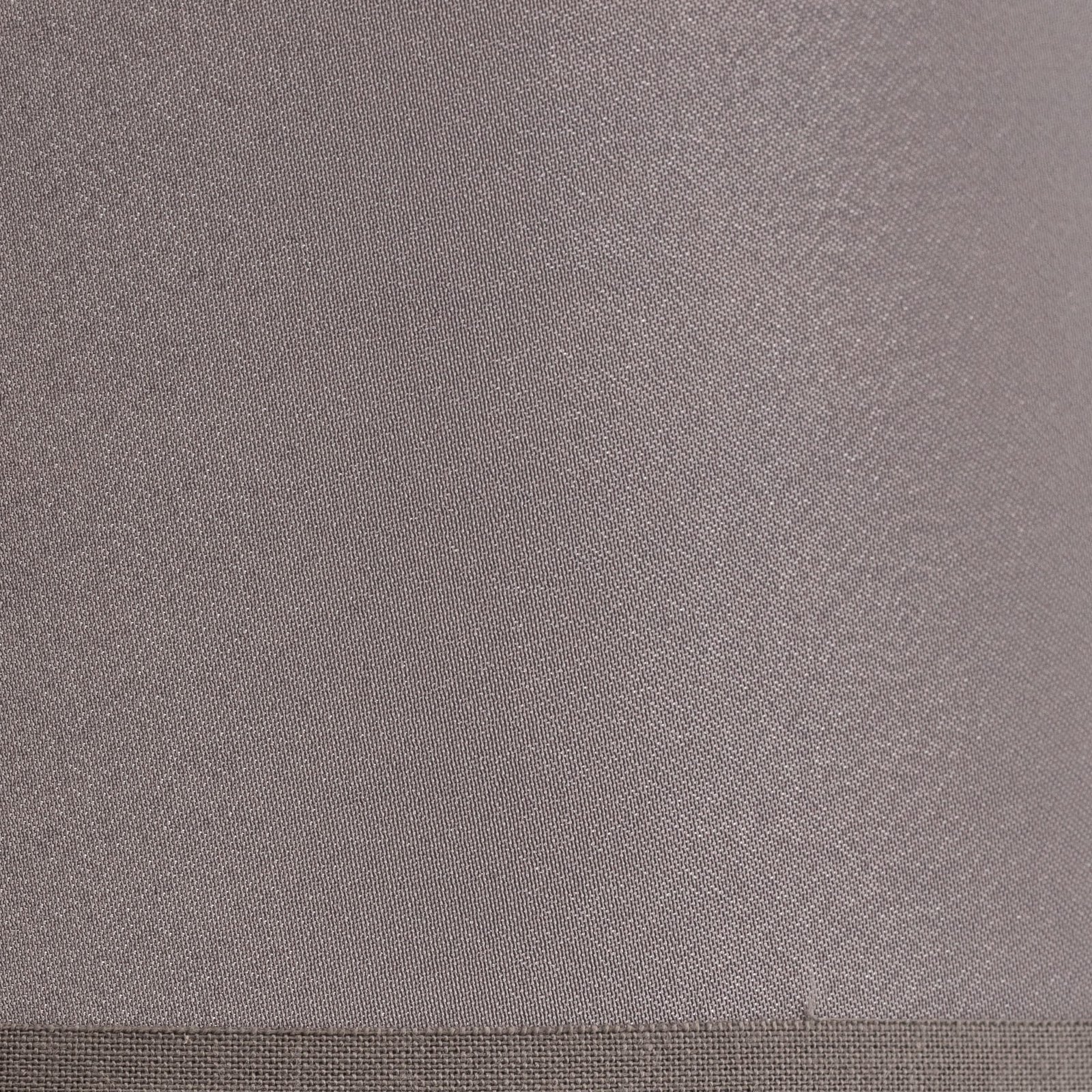 Cone lampeskærm, højde 18 cm, grå/hvid chintz