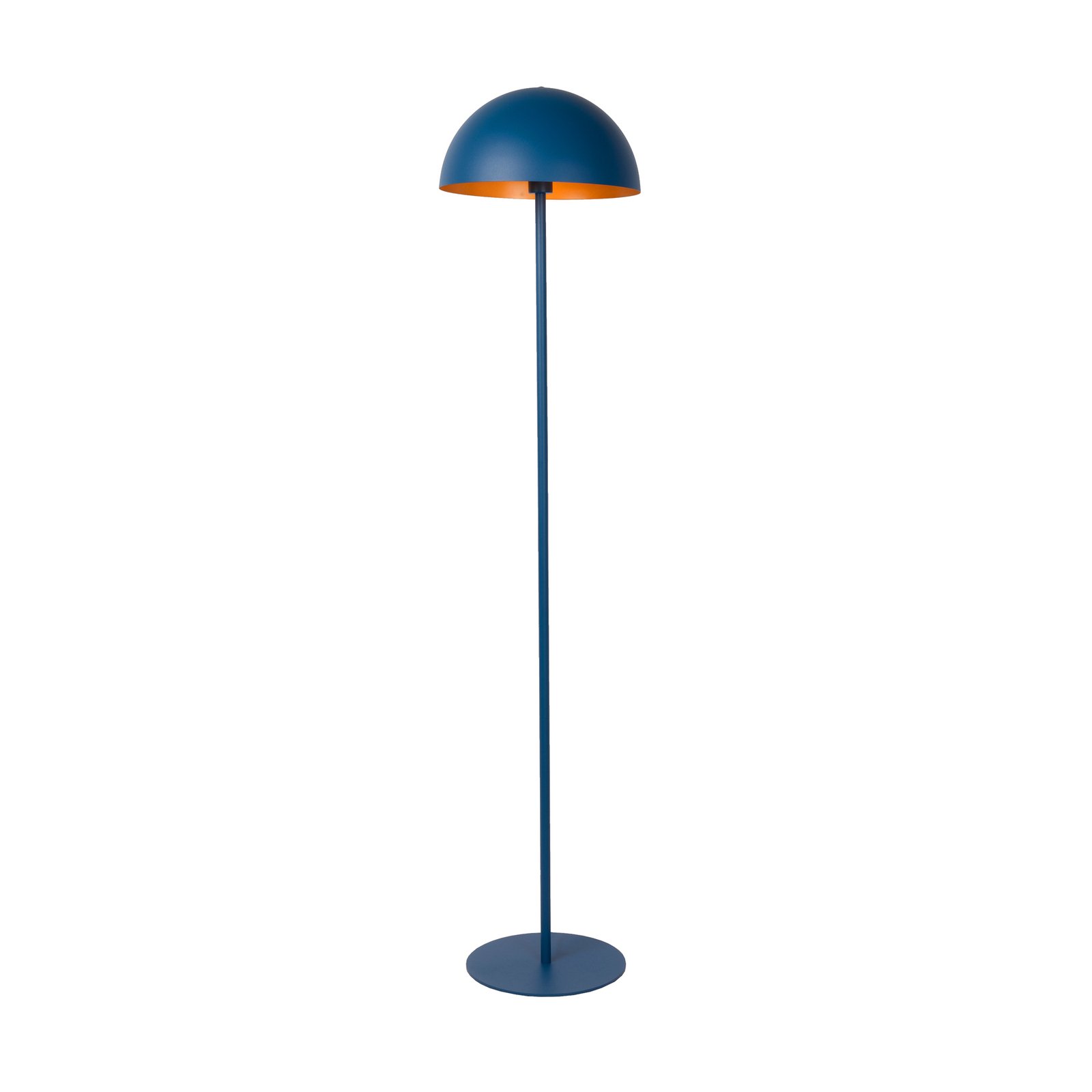 Siemon floor lamp made of steel, Ø 35 cm, blue