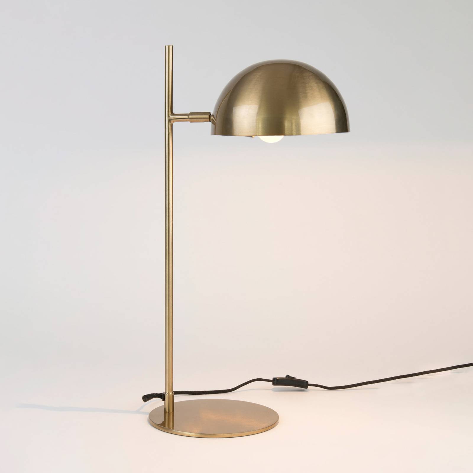 Holländer miro asztali lámpa, arany színű, magasság 58 cm, vas/réz