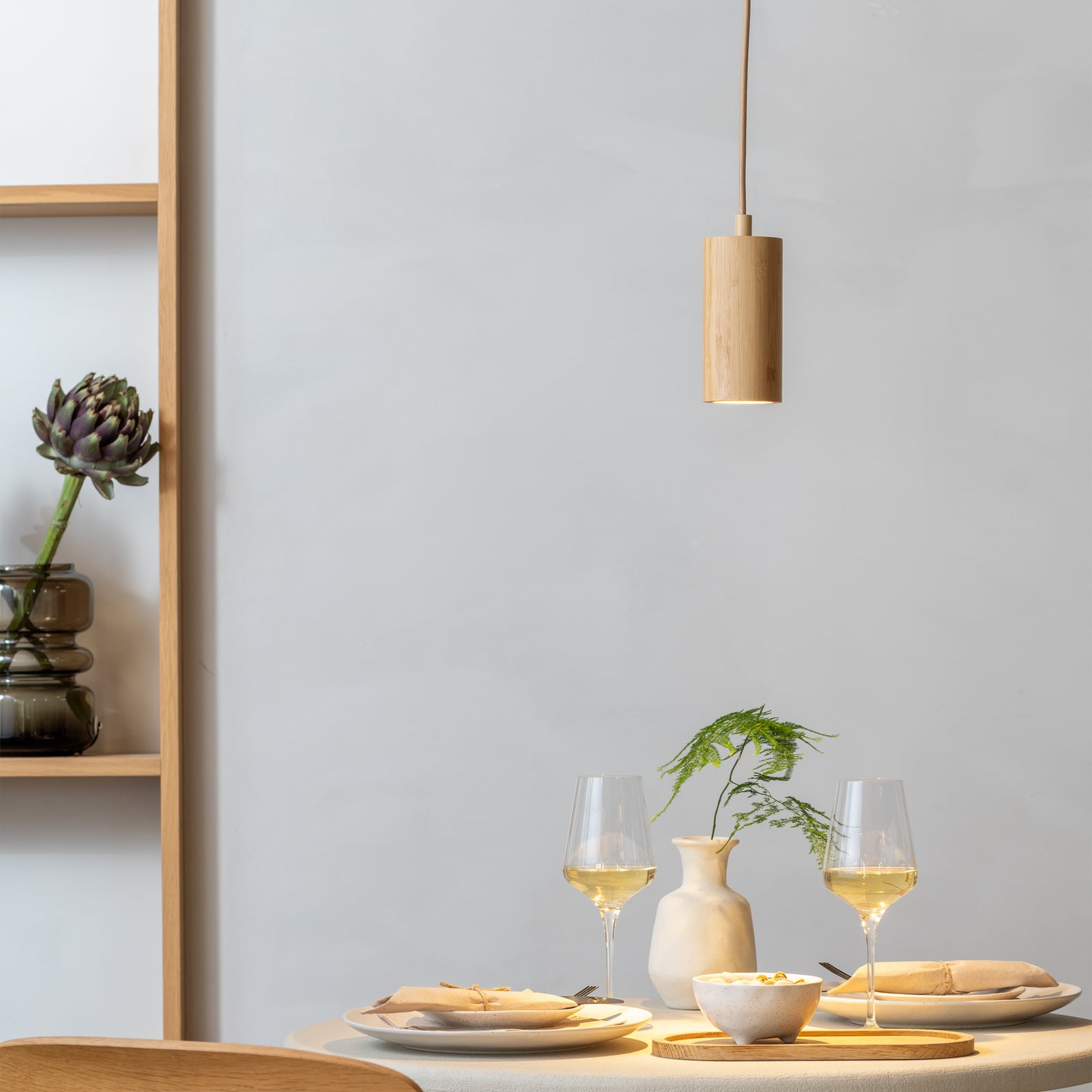 GOOD & MOJO Suspension Java, naturel, bambou, GU10