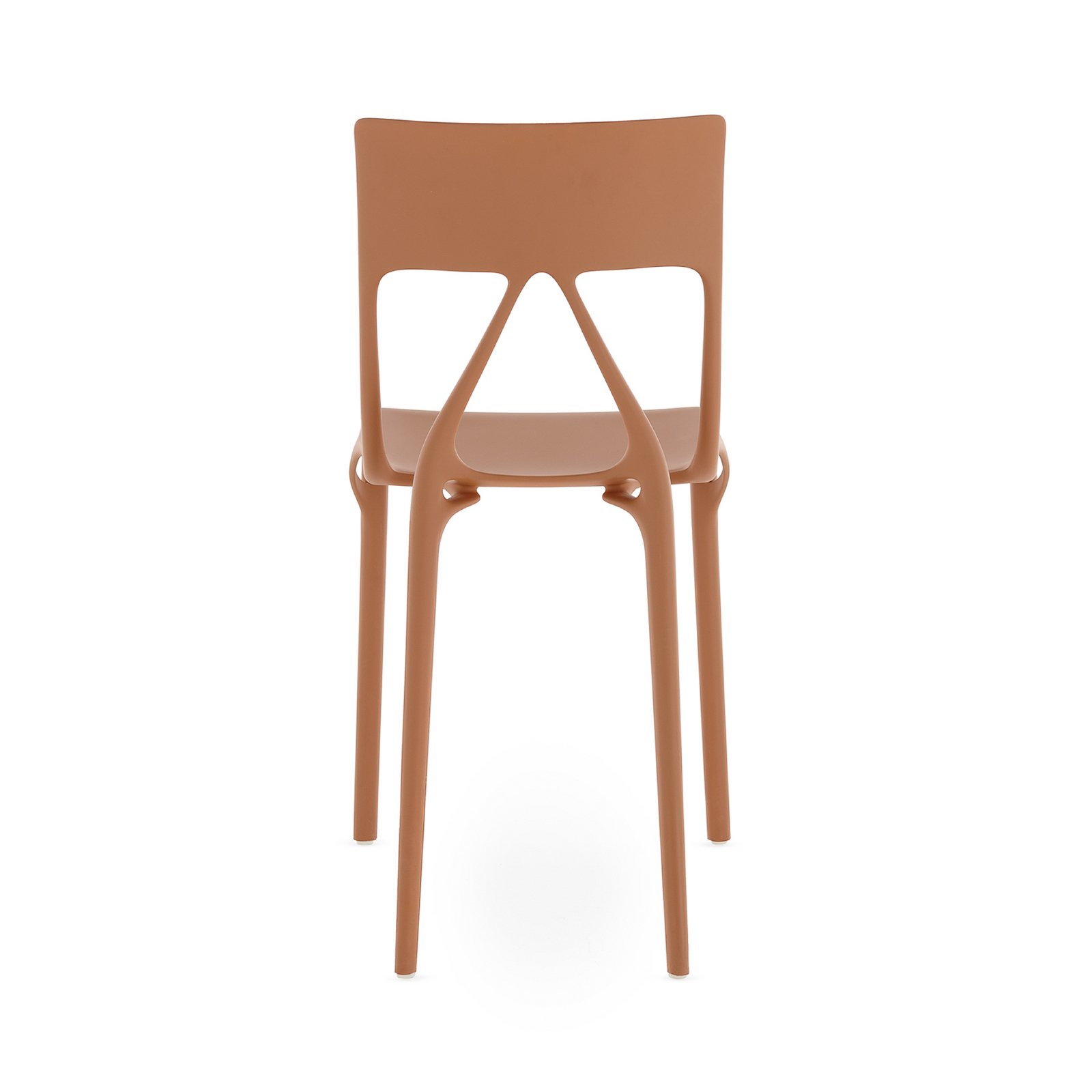 Chaises A.I. Lite, terre cuite, hauteur 80 cm, lot de 2 - Kartell