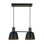 Servan 2 Lustră Pendul Black - Lucande