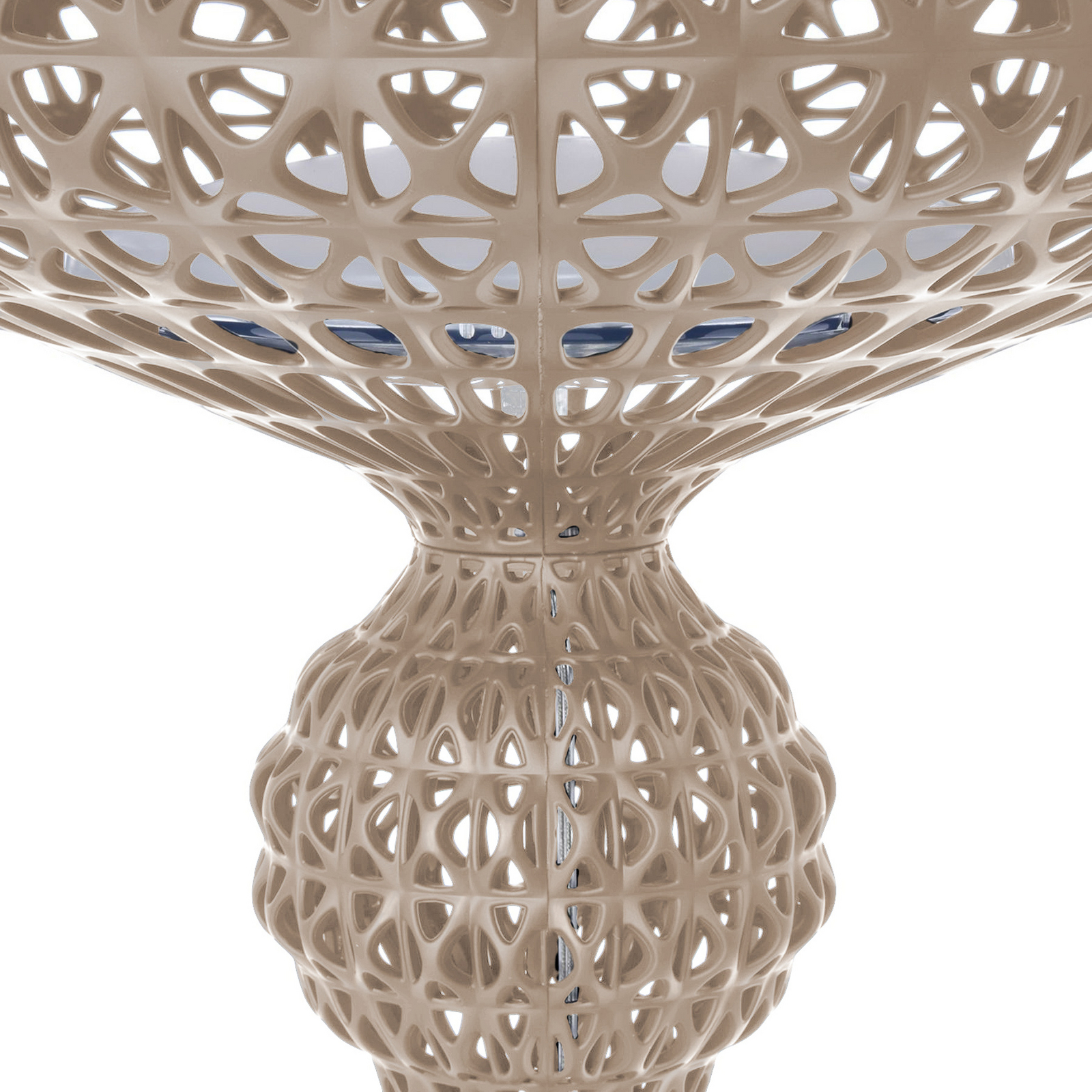 Kartell Kabuki LED outdoor floor lamp, dove grey, IP44, dimmable