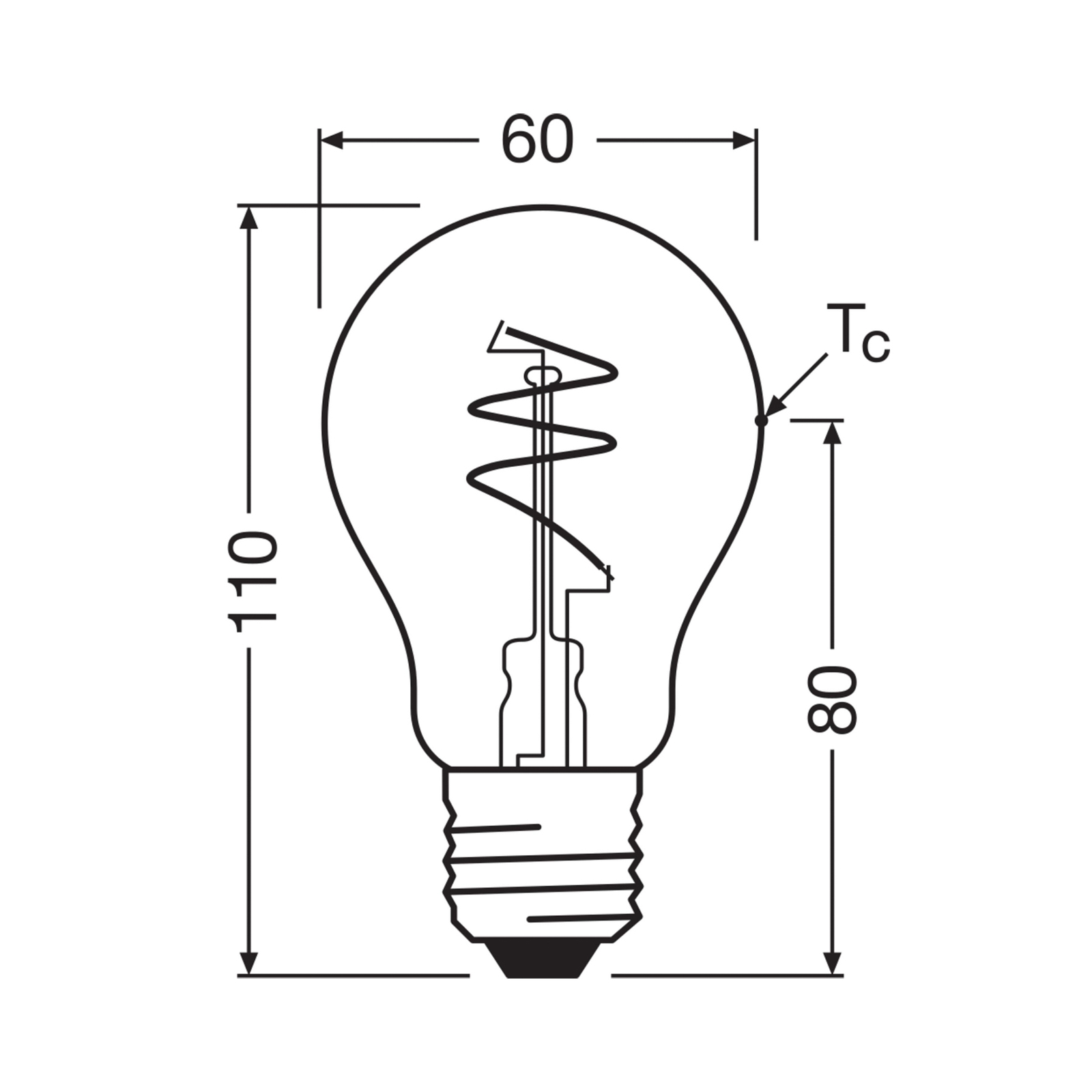 OSRAM LED Vintage E27 4,9W 2 700K Spiral Filament zlatá 