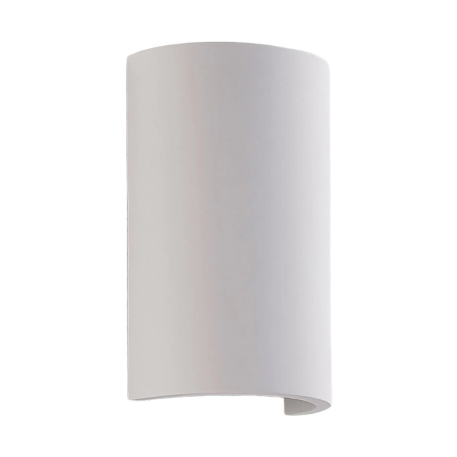 Lindby Applique a LED Jenke, altezza 16 cm, bianco, gesso