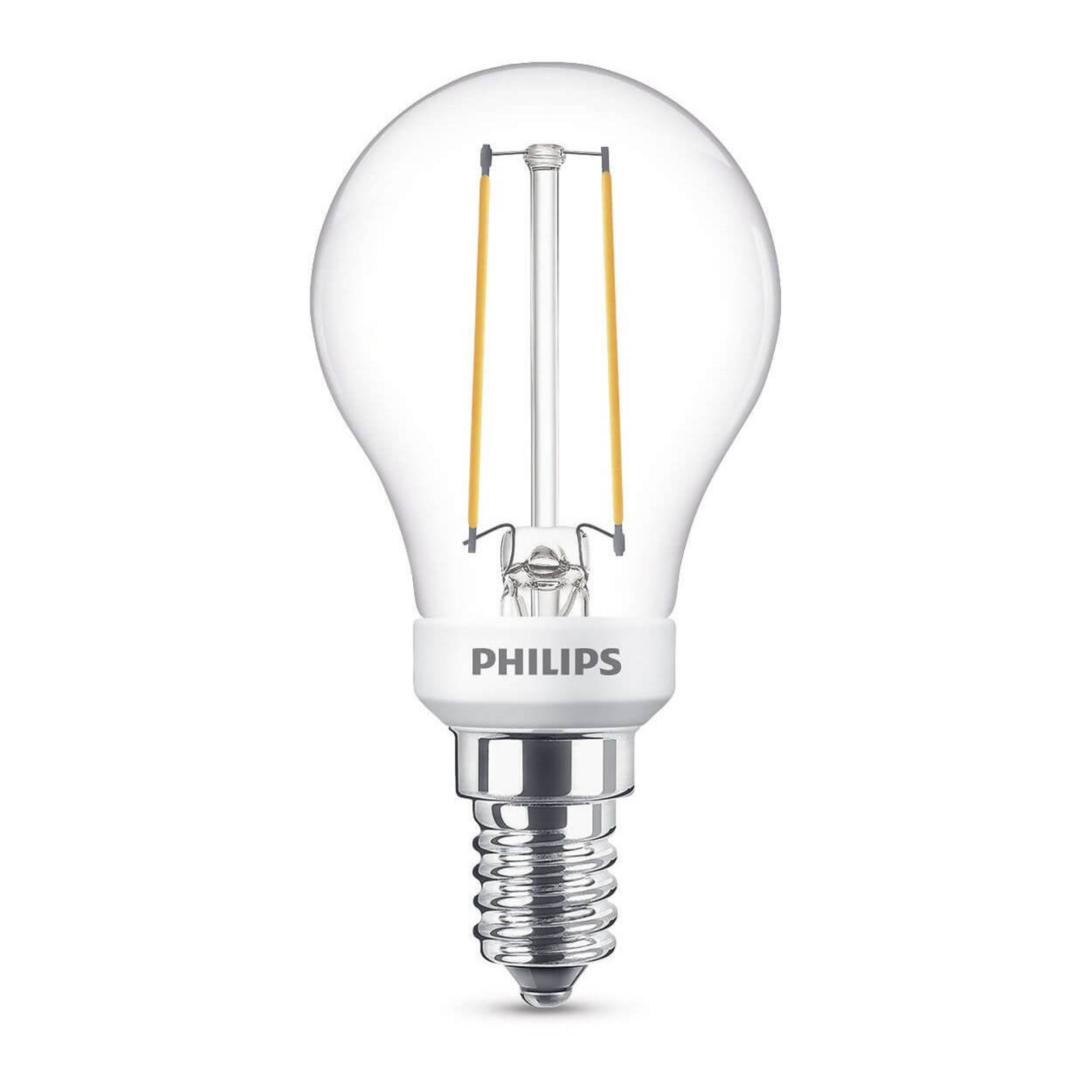 Bombilla LED 2,5W Vidrio Krone (340lm) Regulable E14 - Philips