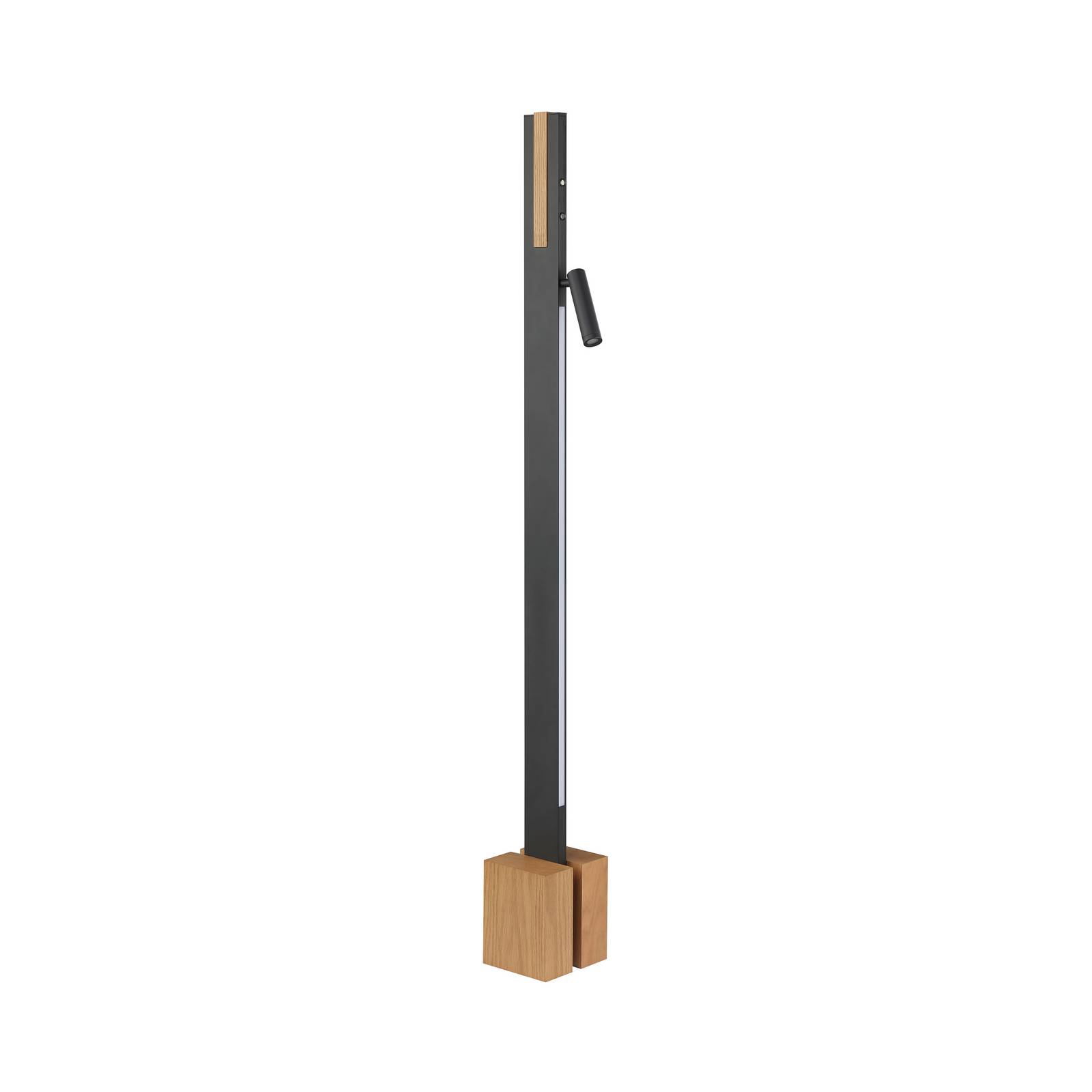 LED-Stehleuchte Streamline, Höhe 145 cm, schwarz, Leselicht