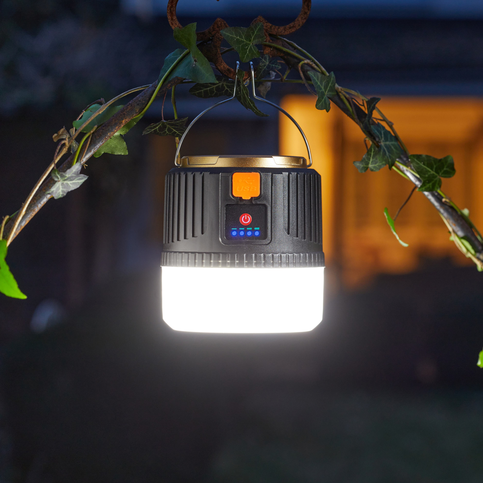 Luz solar LED Multi 300L, universal, comando à distância, USB