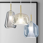 Pendant light X-Ray 3-bulb