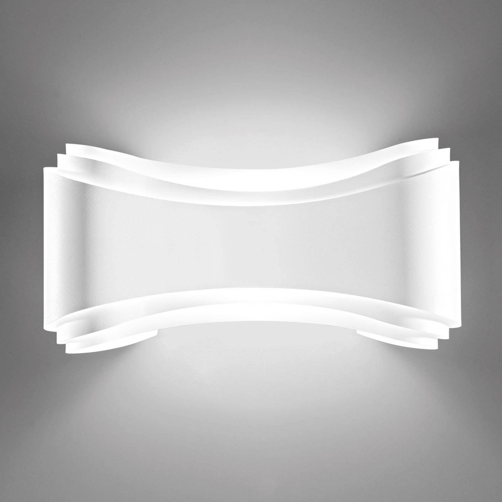 LED-Designer-Wandleuchte Ionica in Weiß