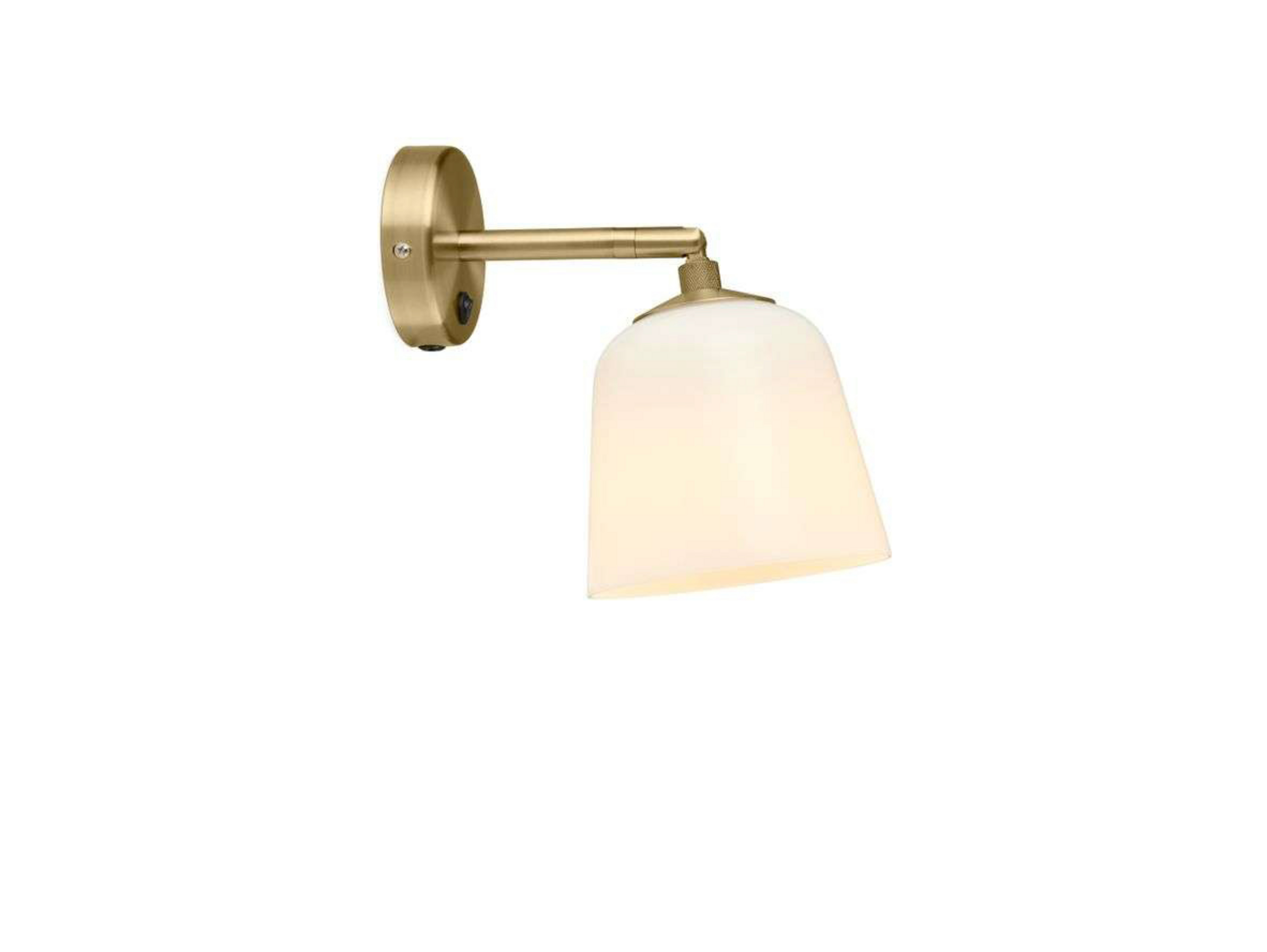 Room 49 Wandlamp Antique Brass/Opal - Halo Design