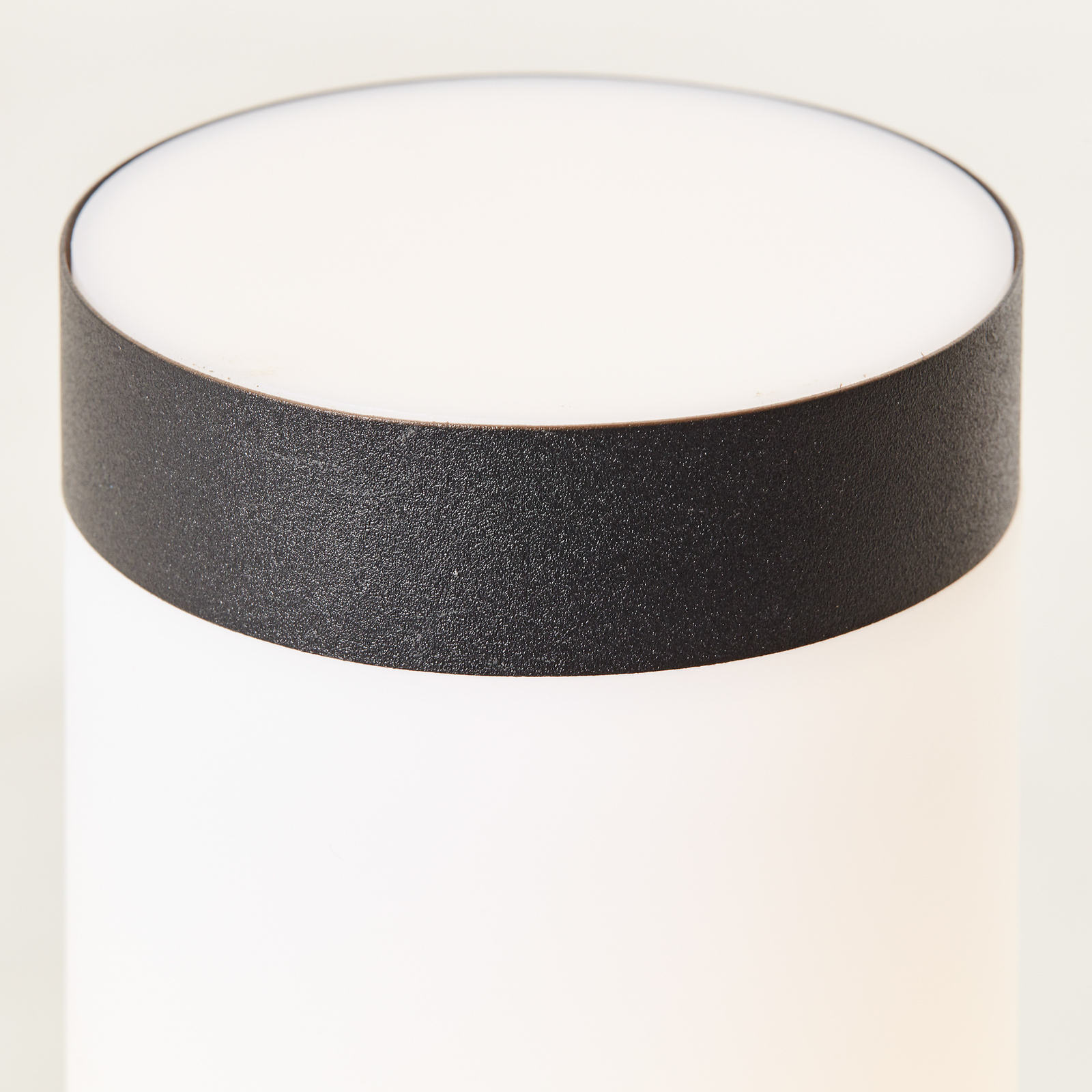 Dody pillar light, black, metal, plastic, E27