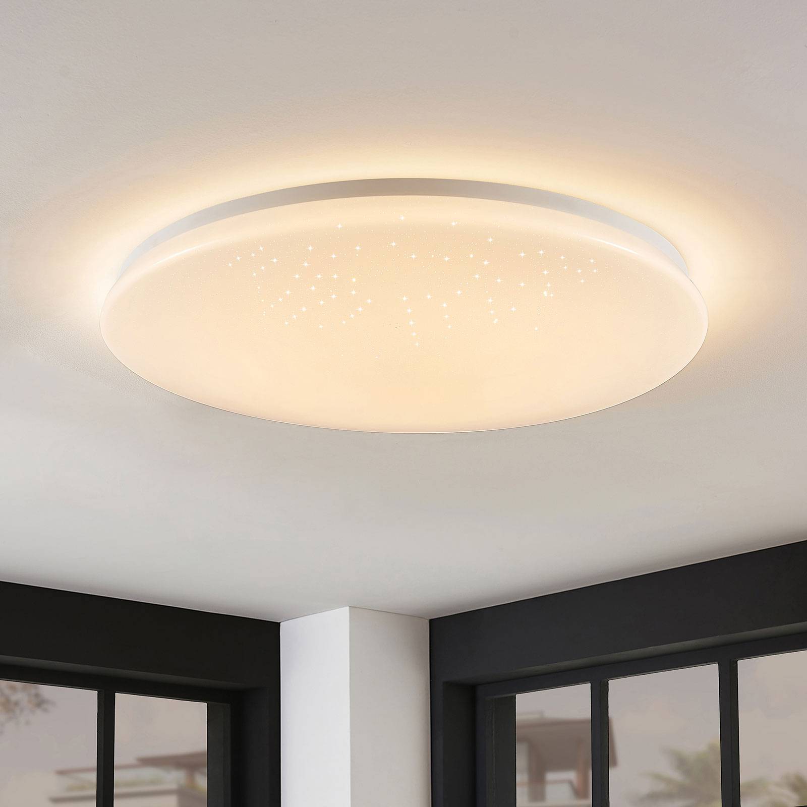 Lucande Plafonnier LED Marlie technologie WiZ rond