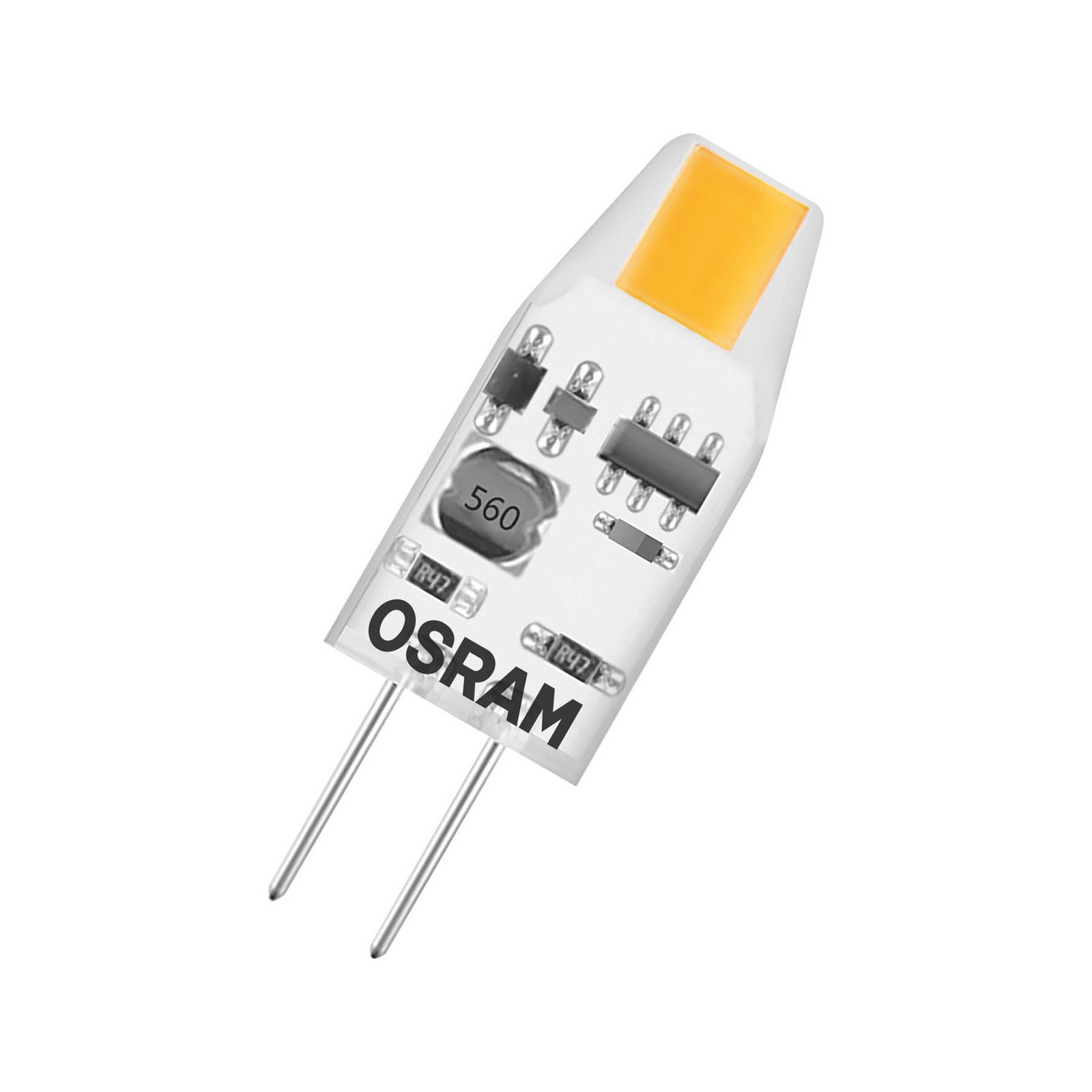 OSRAM LED spuldzīte G4 1W 827 Micro, caurspīdīga, caurspīdīga, 5 gab