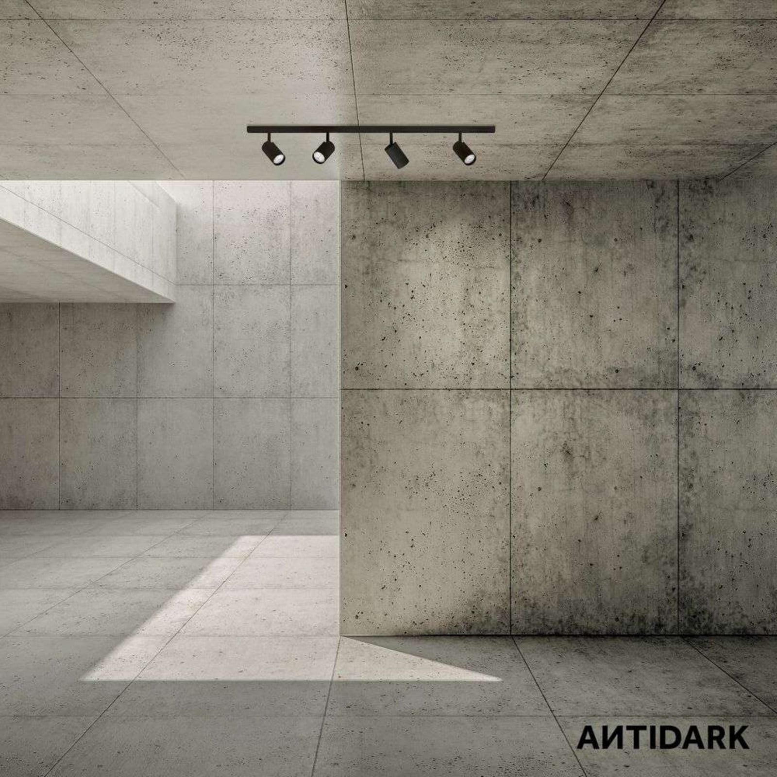 Designline Tube Kit 3 taklampa 1 m svart &ndash; Antidark - Vardagsrum - Metall