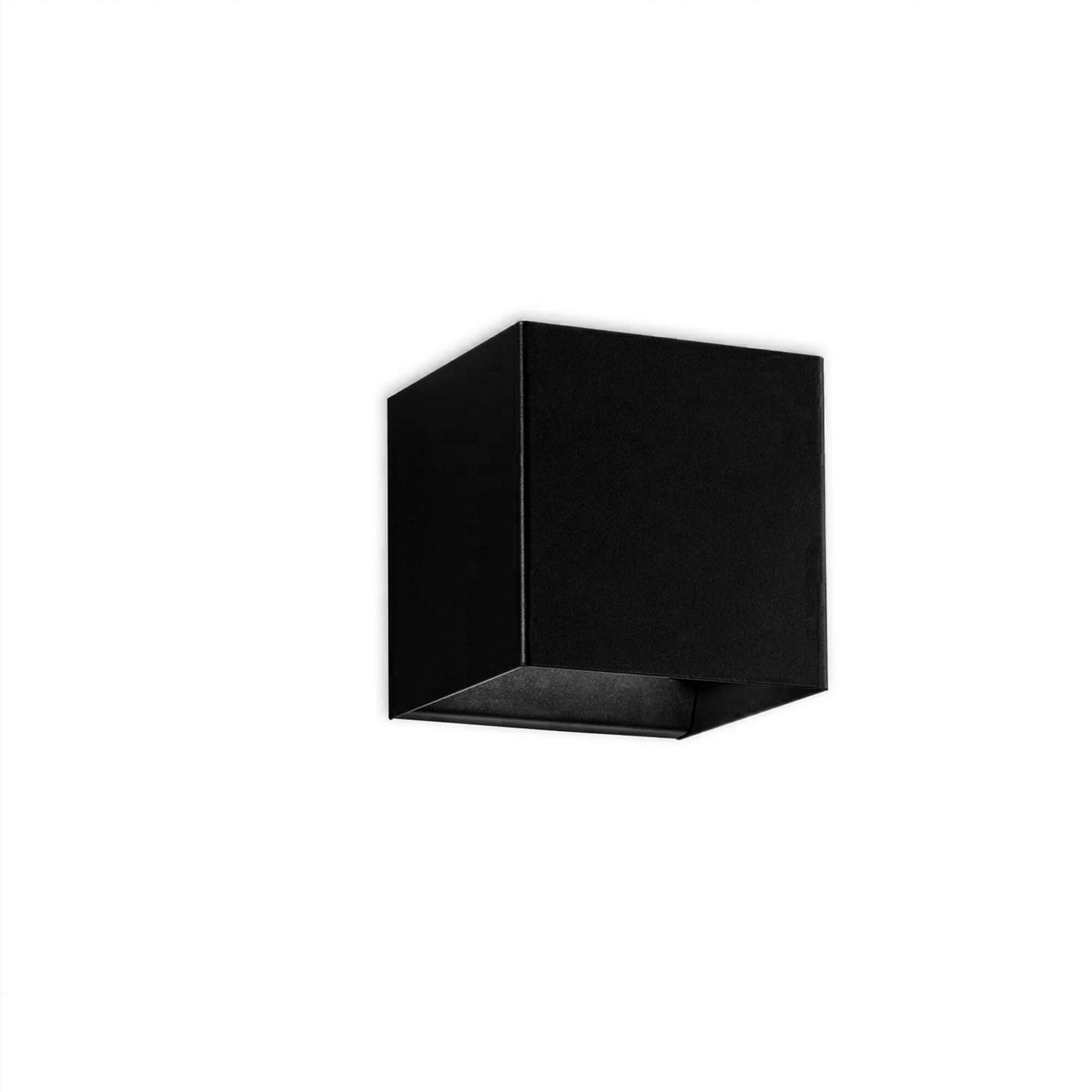 Aplique de pared Laser Cube negra - Lodes