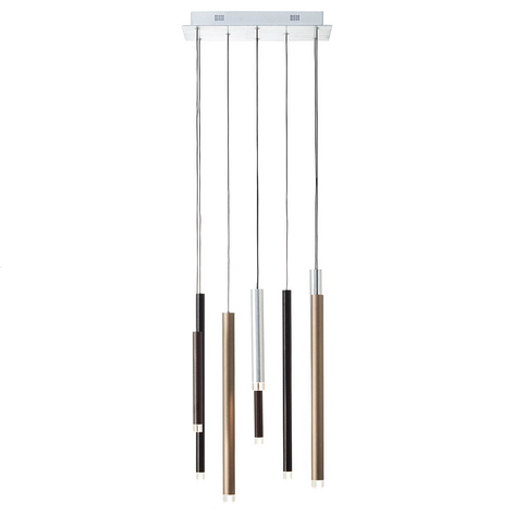 LED-Pendelleuchte Cembalo dimmbar 8-flammig