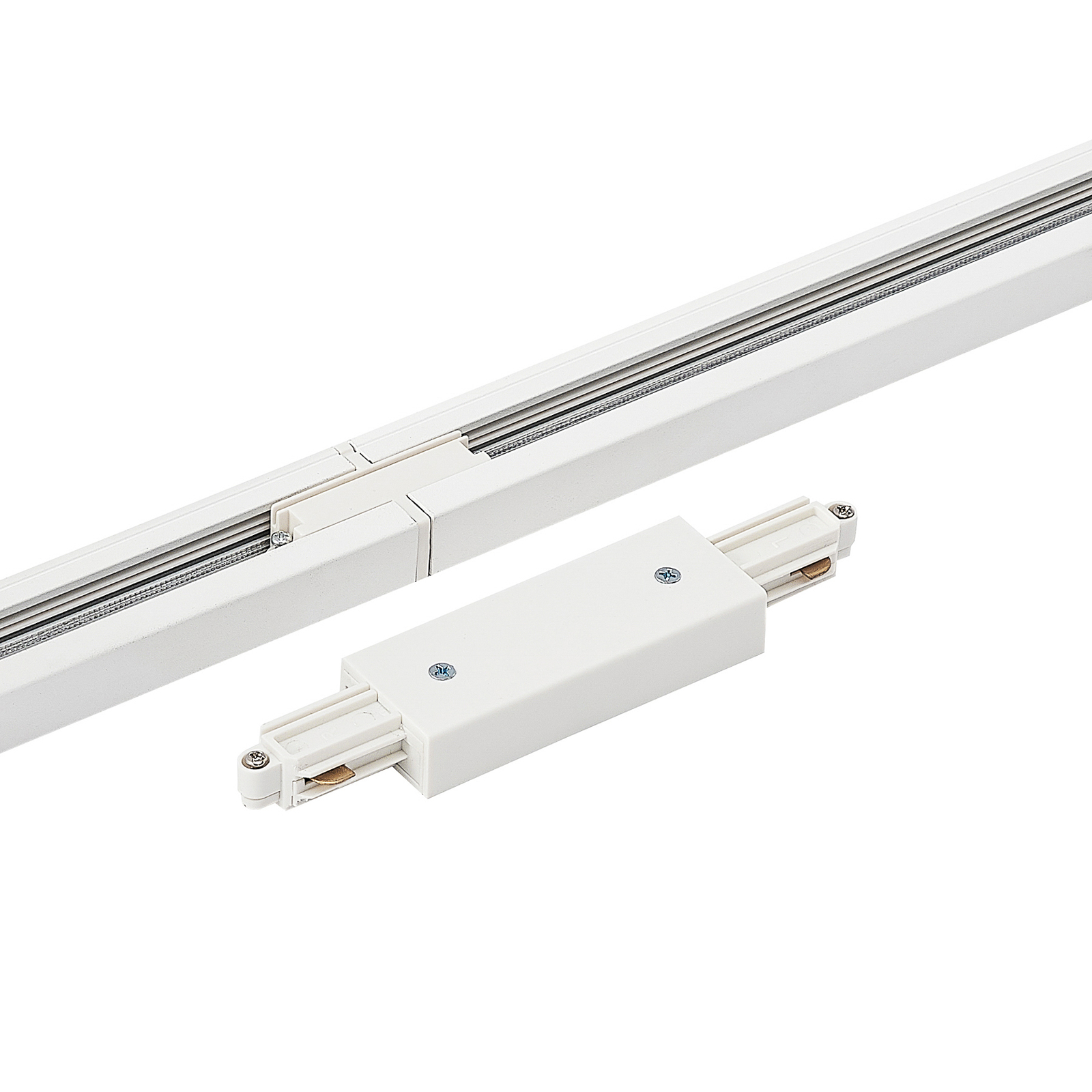 Lindby Système complet de rails Linaro, à 5 lampes, blanc