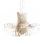 LZF Minimikado pendant light, ivory