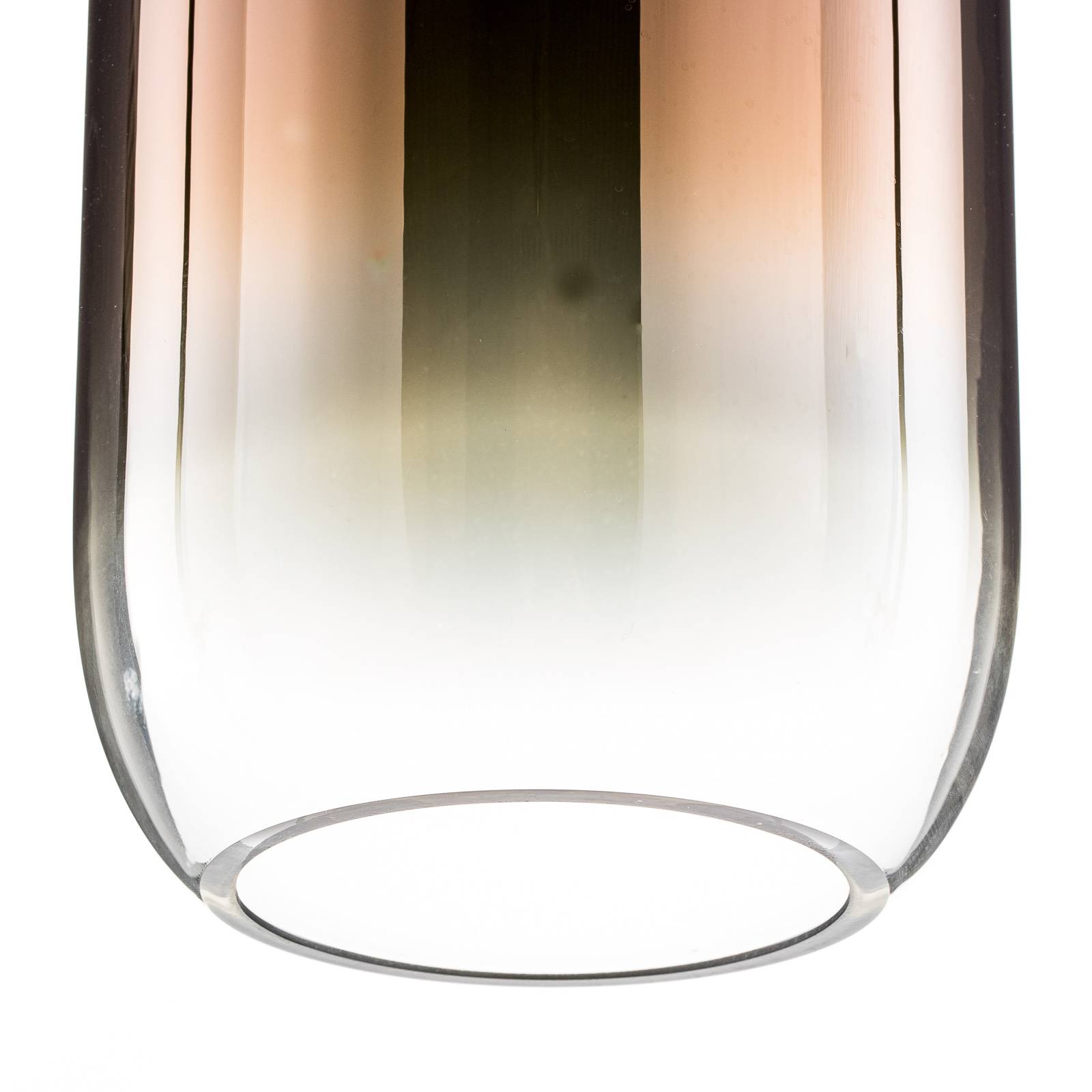 Artemide Gople Mini lampa wisząca brązowa/srebrna
