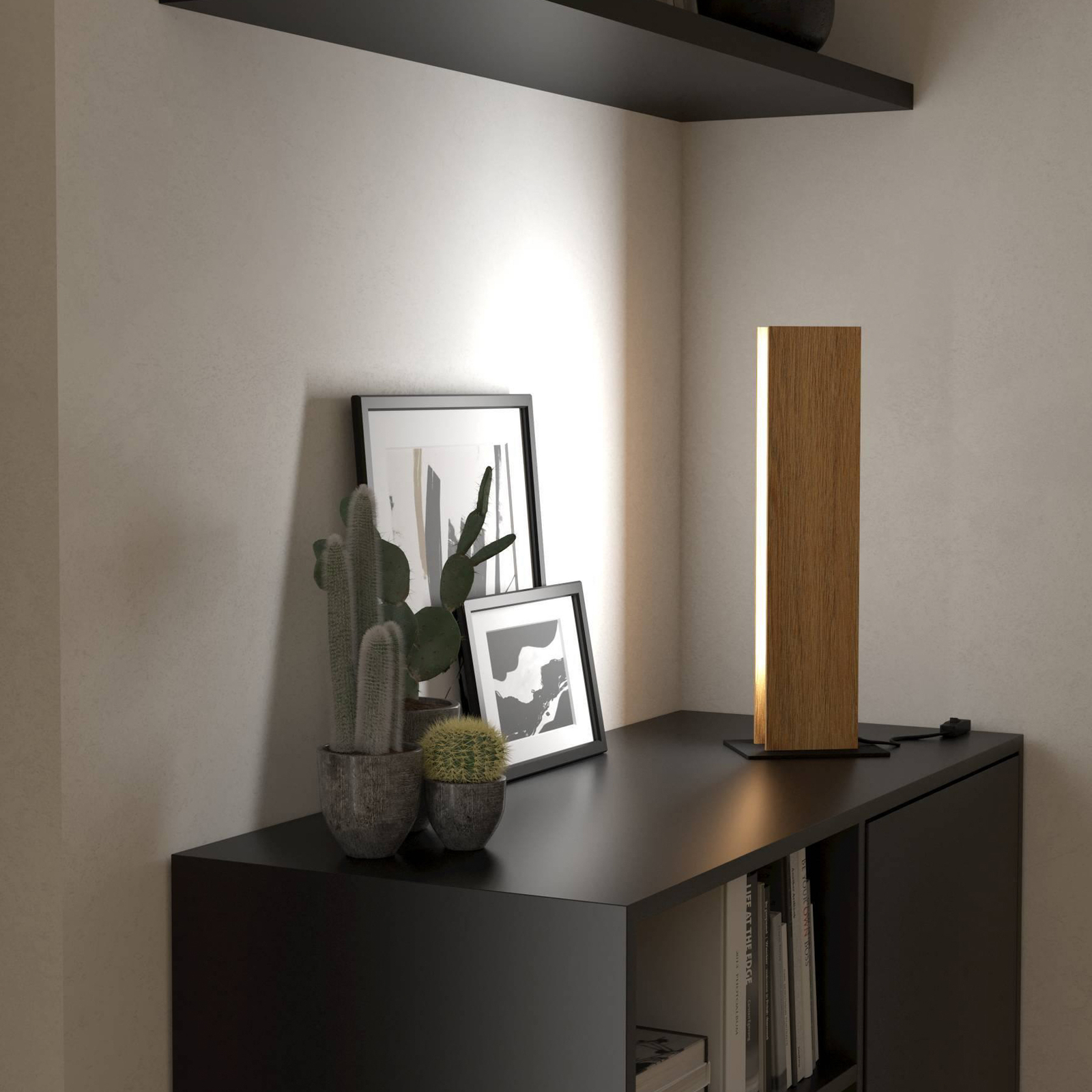 Lampă de masă Smart ZIG LED Anchorena-Z, înălțime 46,5 cm, RGB, CCT