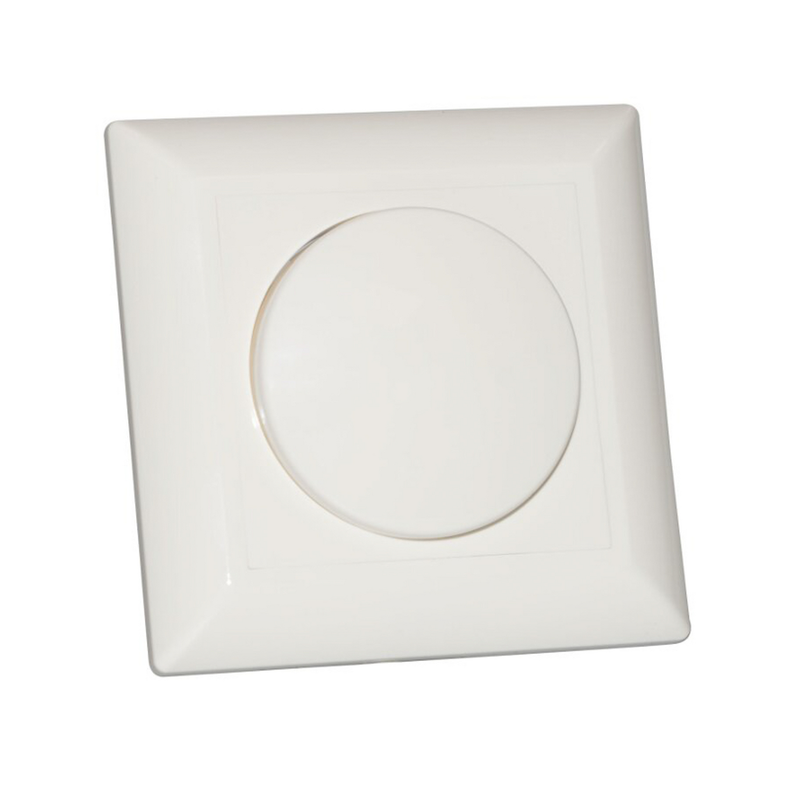 DOTLUX pokrovni okvir za rotacijski dimer, bijeli, 8,4 x 8,4 cm