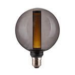 Colors Core LED-pære G125, E27, røget, 2.200 K, 3 W – Halo Design