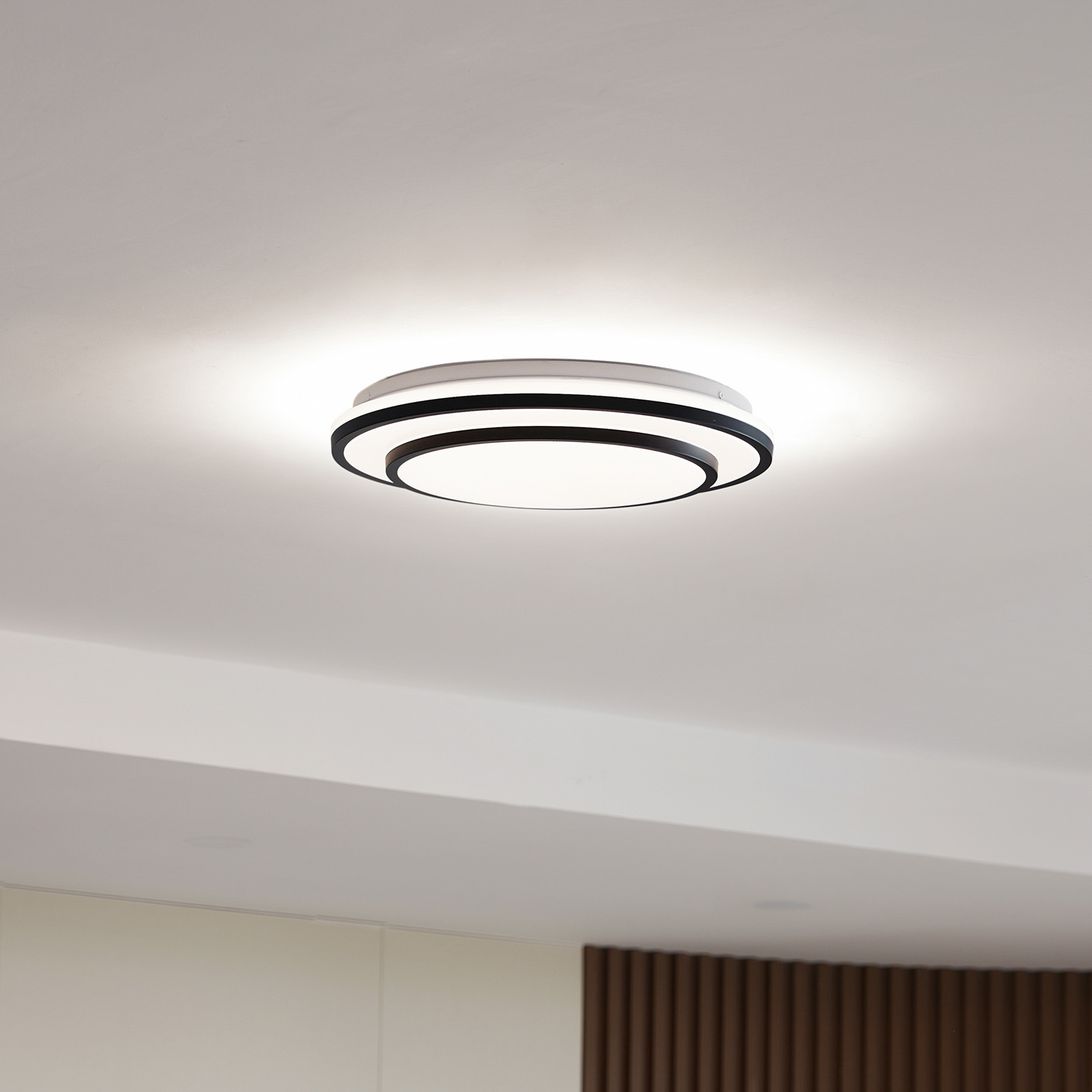 Lindby Duala LED ceiling light RGBW remote control