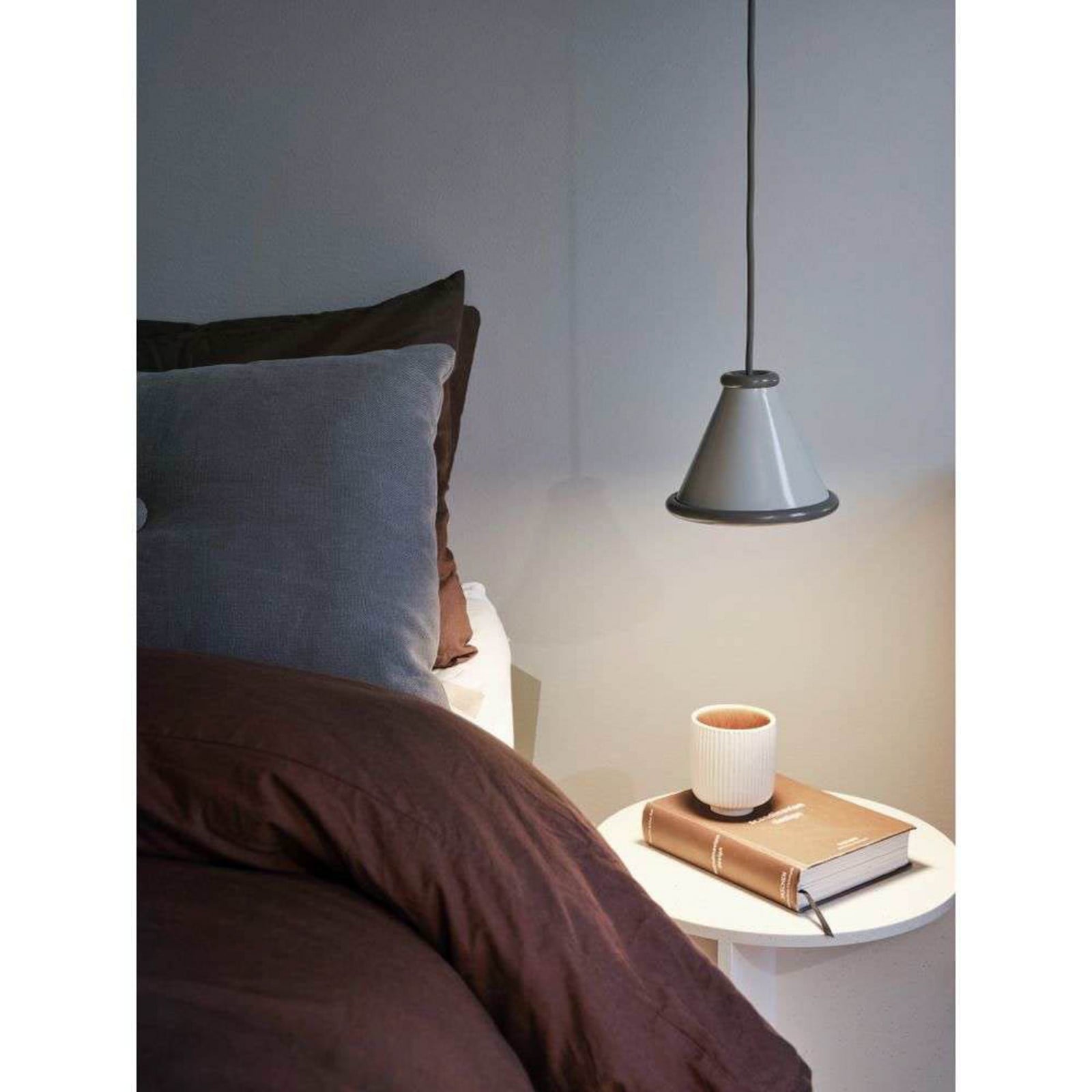 Belle Pendel Ø15 Pebble Grey/Moss Grey Belid - Spisestue - Metal billede