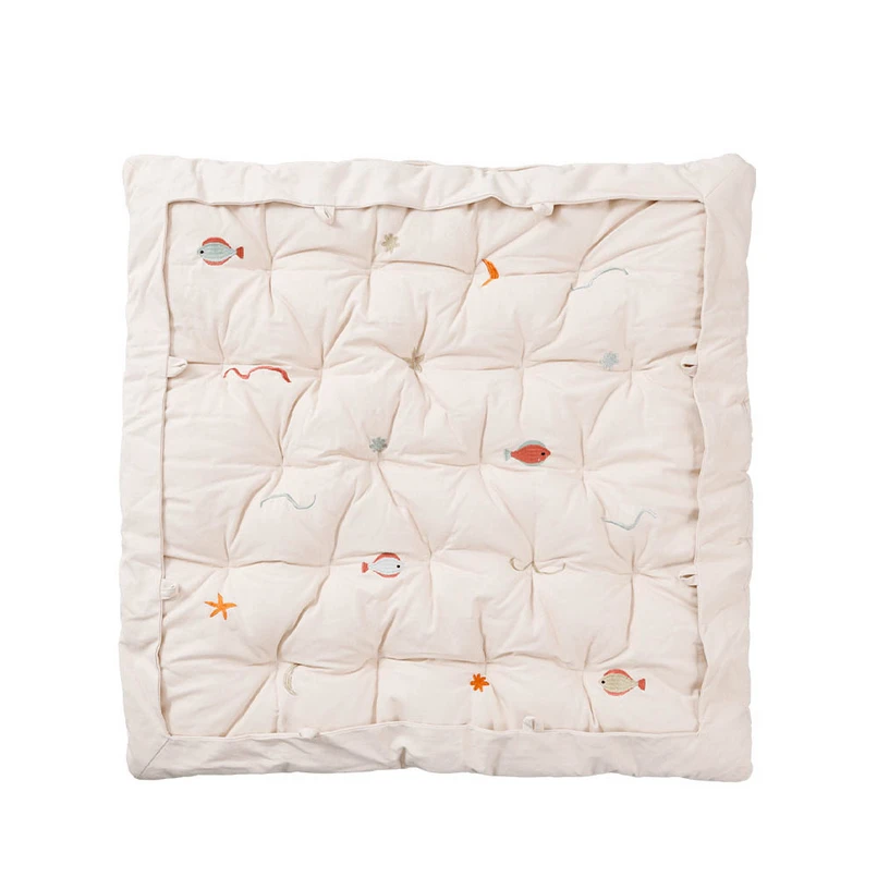 Produktfoto för Ferm Living - Harbour Padded Playmat - Lekplats - Natural - W100 x D100 x H5 cm