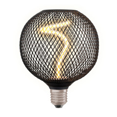 OSRAM Decor LED Spiral Filament Globe E27 3,5W czarna 818
