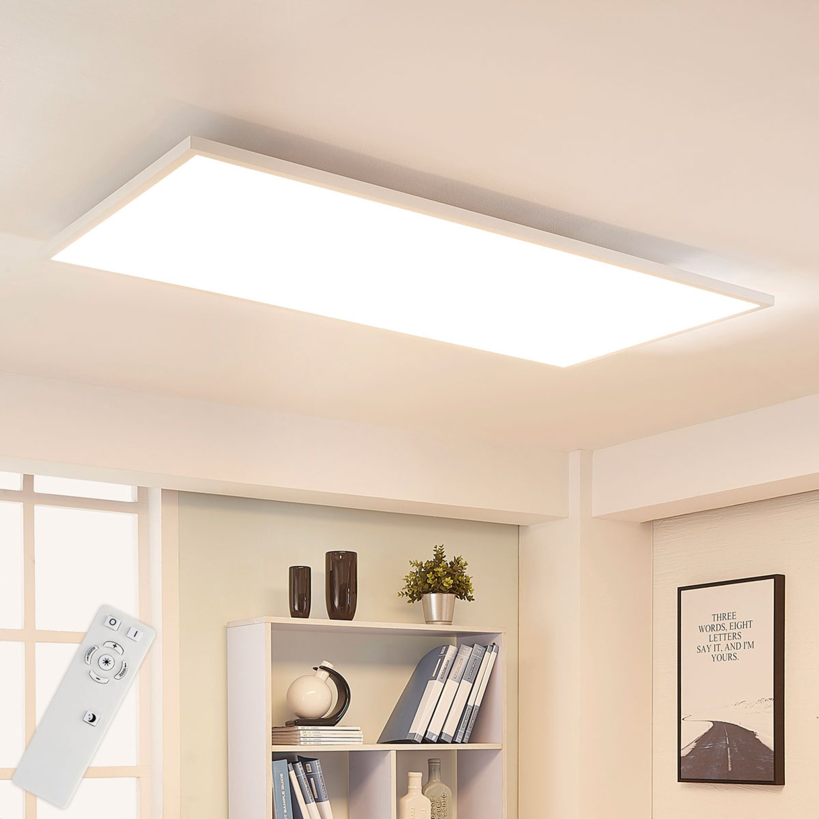 Arcchio Arya panneau LED, dimmable, 119 cm x 59 cm