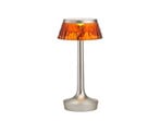 Bon Jour Unplugged Asztali Lámpa Matte Chrome/Amber - Flos